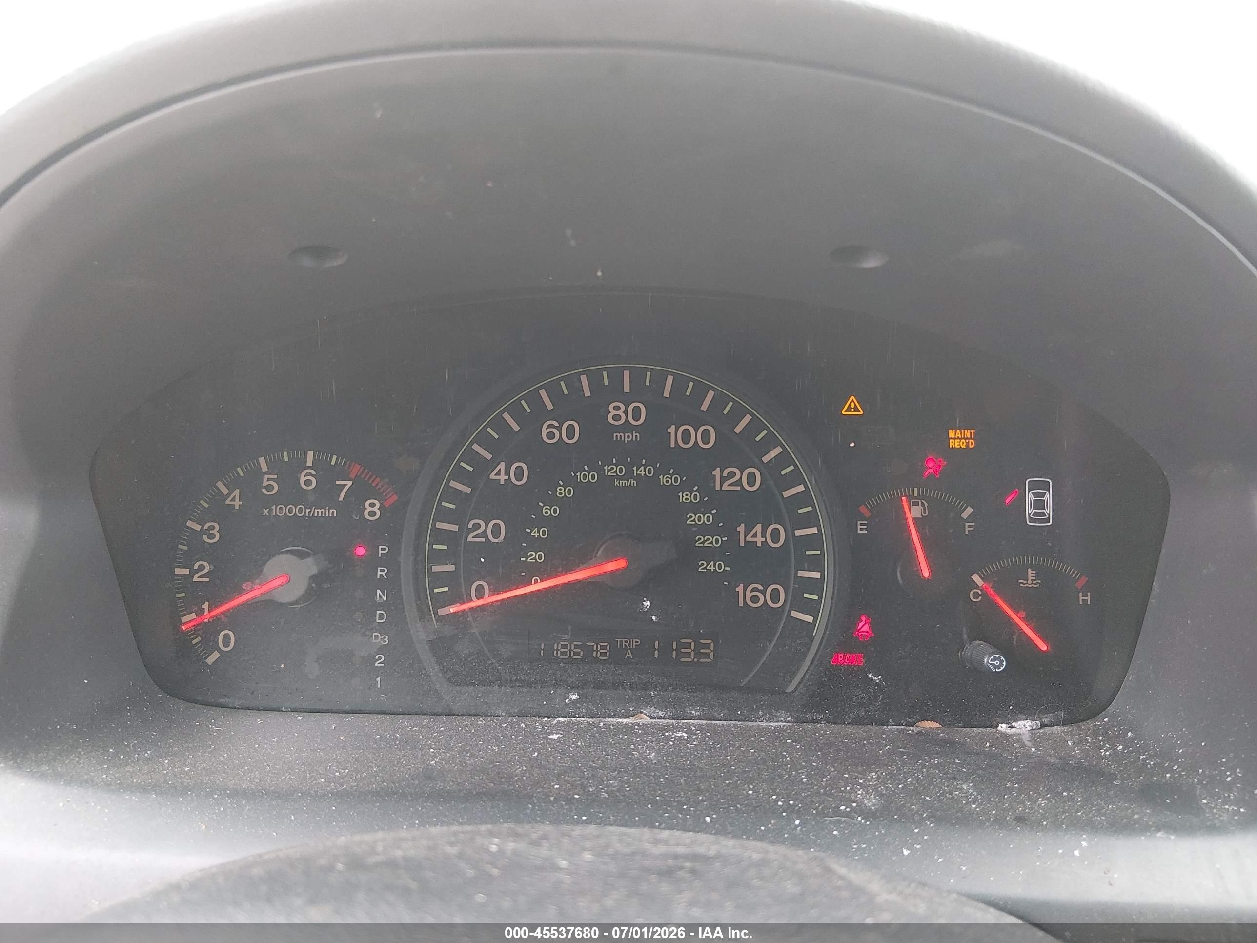 2005 Honda Accord 3.0 Ex Burgundy vin: 1HGCM66575A009191
