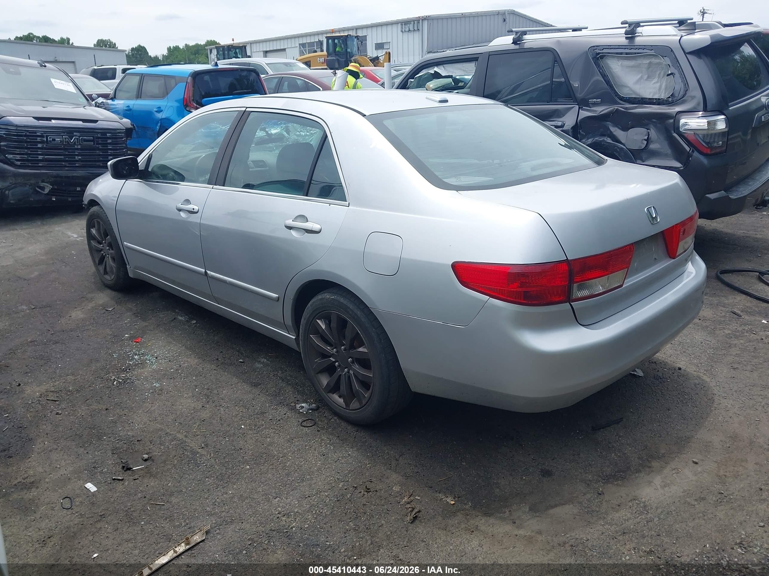 2005 Honda Accord 3.0 Ex Silver vin: 1HGCM66575A033135