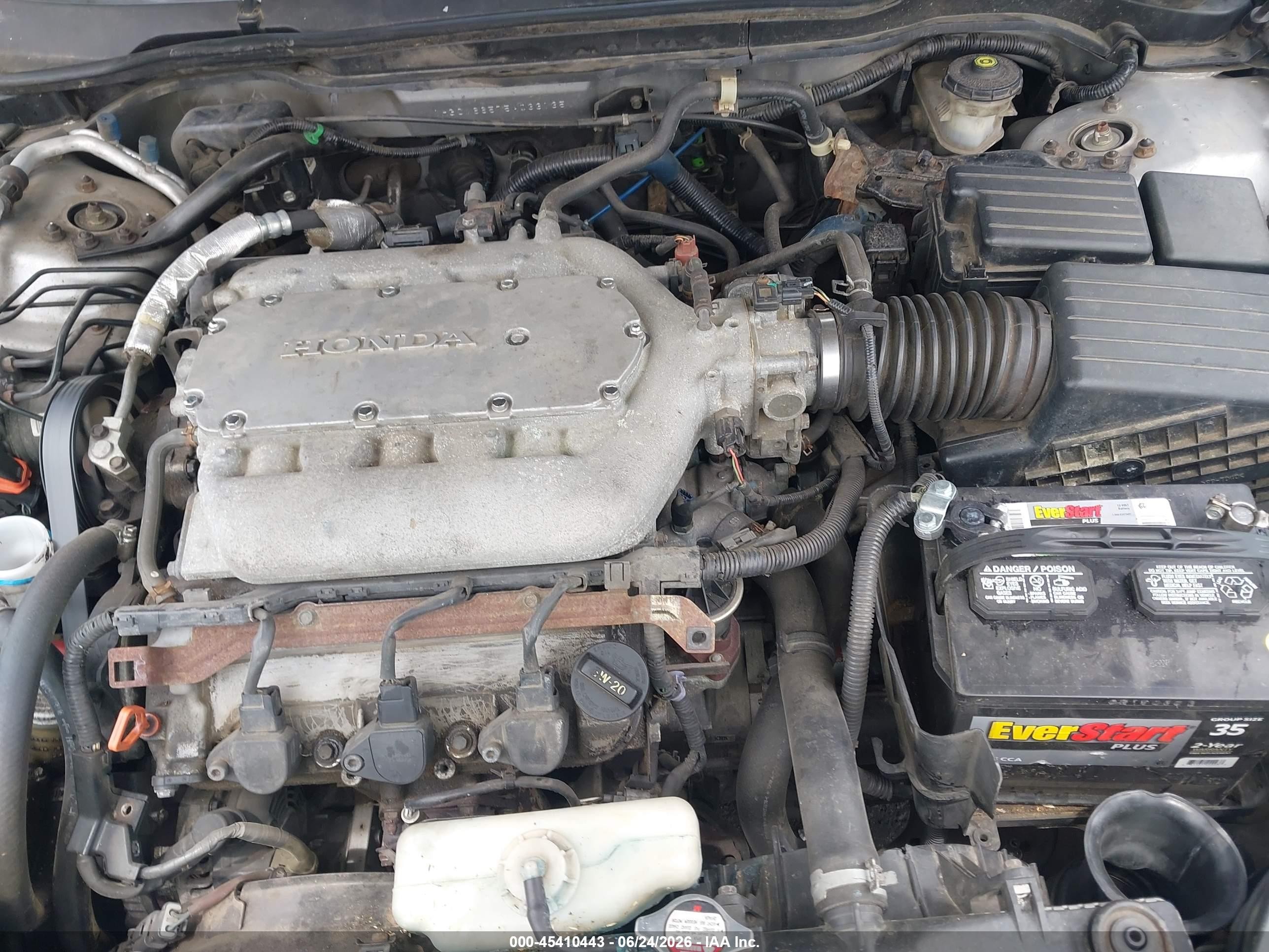 2005 Honda Accord 3.0 Ex Silver vin: 1HGCM66575A033135