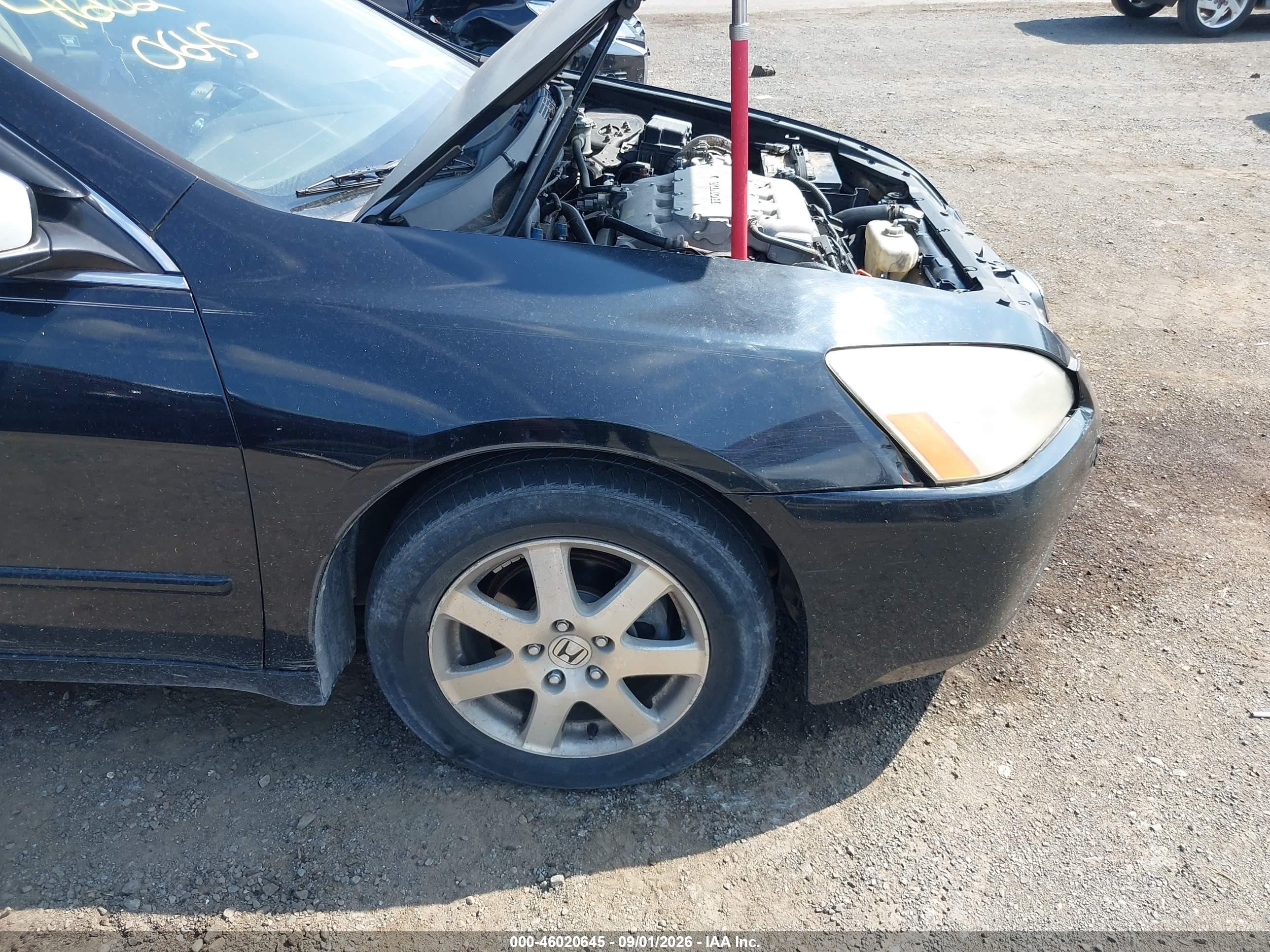 2005 Honda Accord 3.0 Ex Black vin: 1HGCM66575A044006
