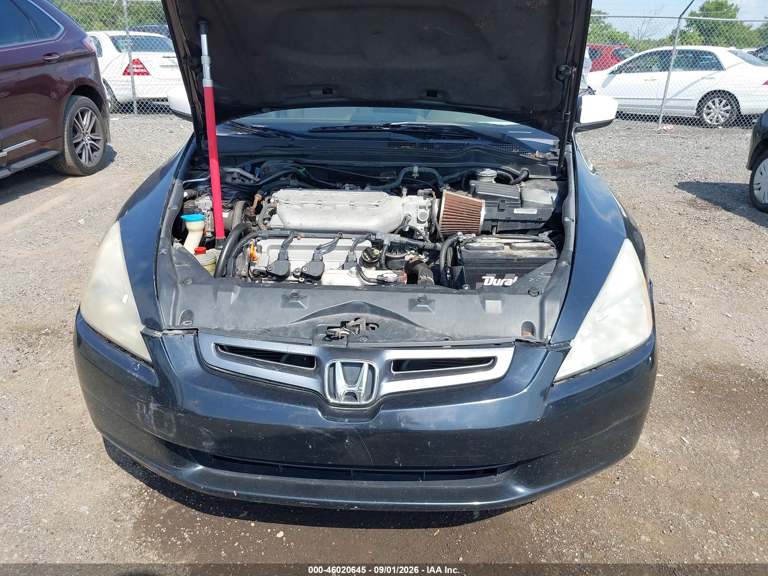 2005 Honda Accord 3.0 Ex Black vin: 1HGCM66575A044006