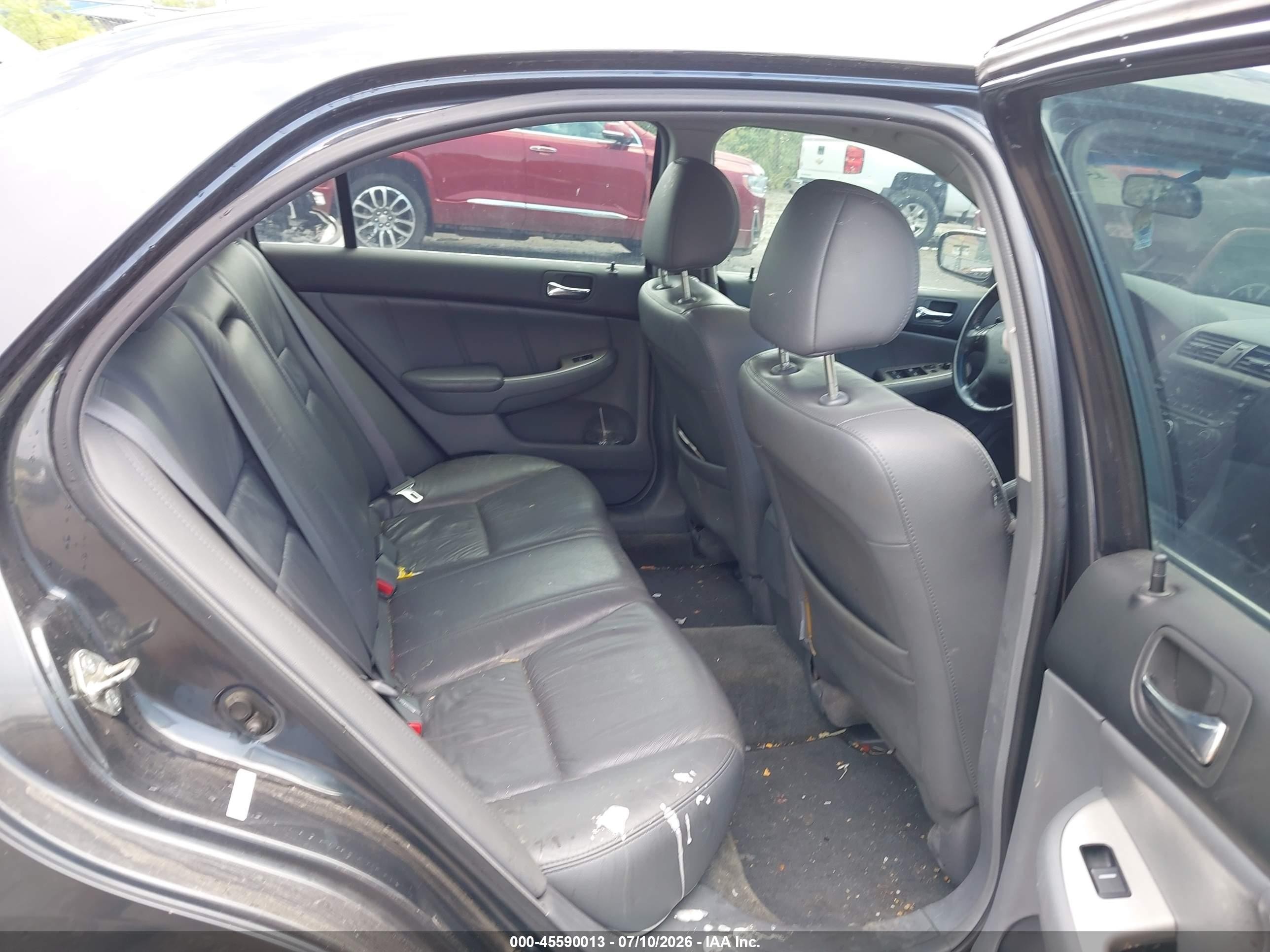 2005 Honda Accord 3.0 Ex Gray vin: 1HGCM66575A048296