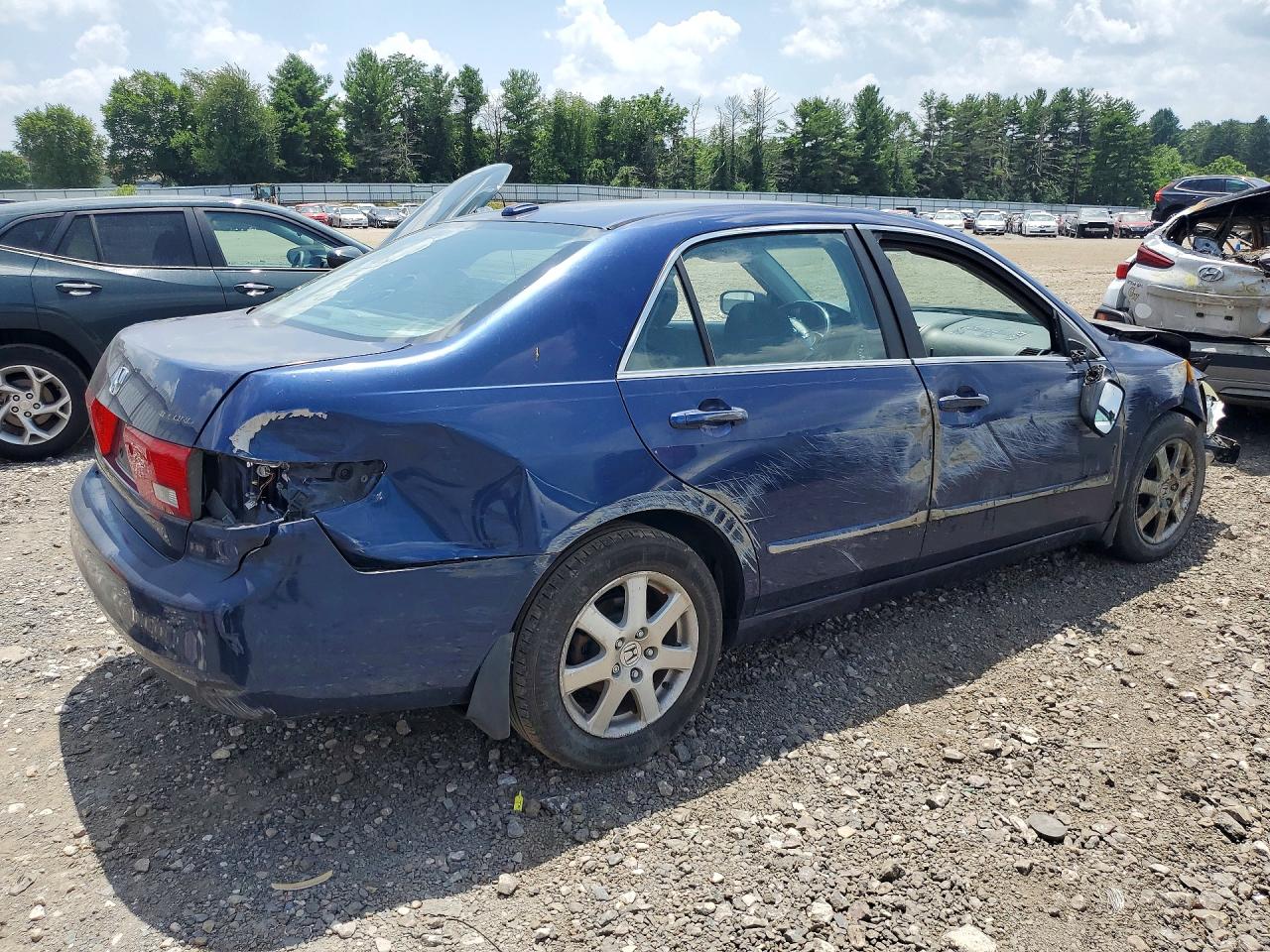 2005 Honda Accord Ex Синий vin: 1HGCM66575A062229