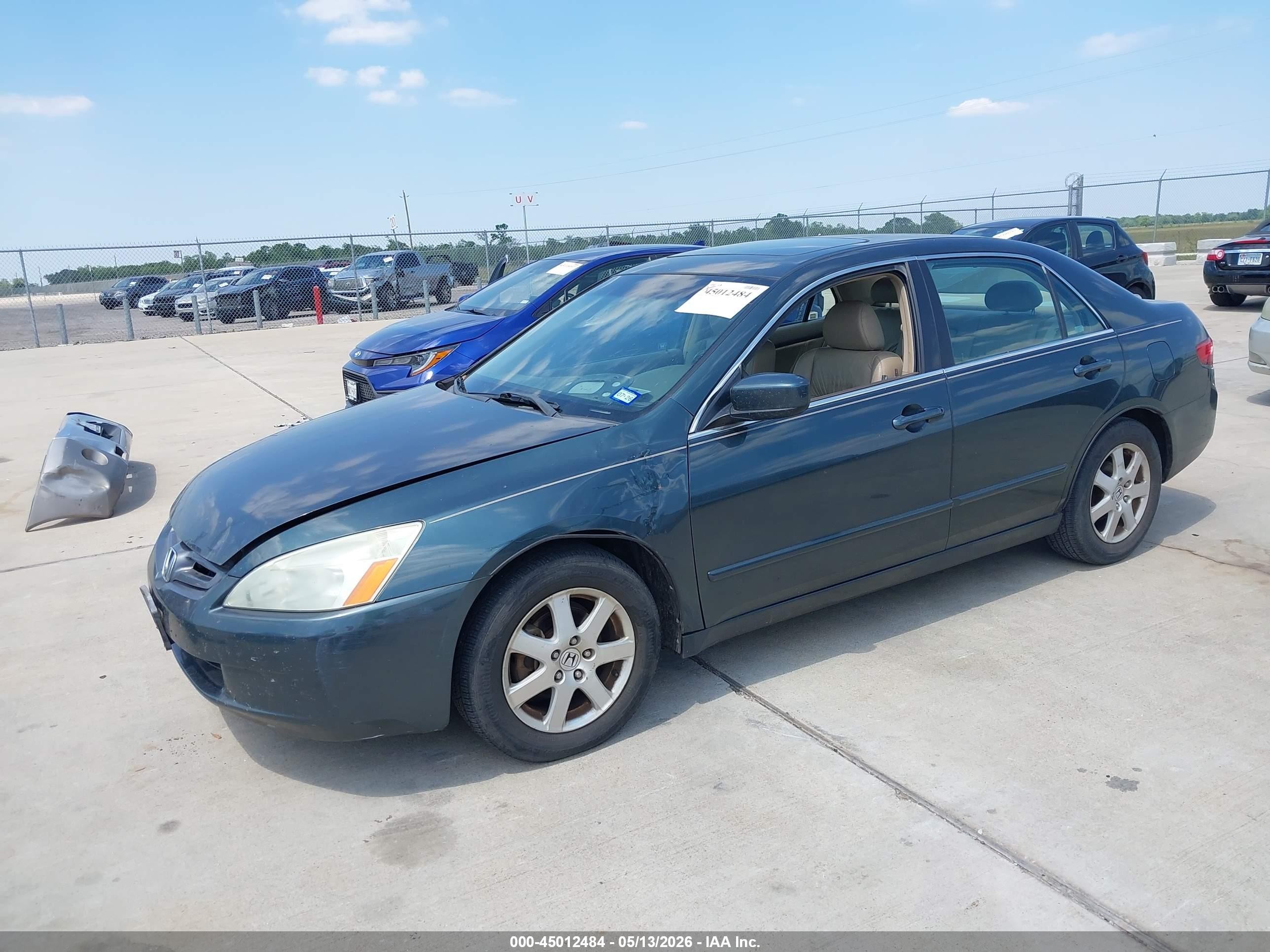 2005 Honda Accord 3.0 Ex Green vin: 1HGCM66575A067818