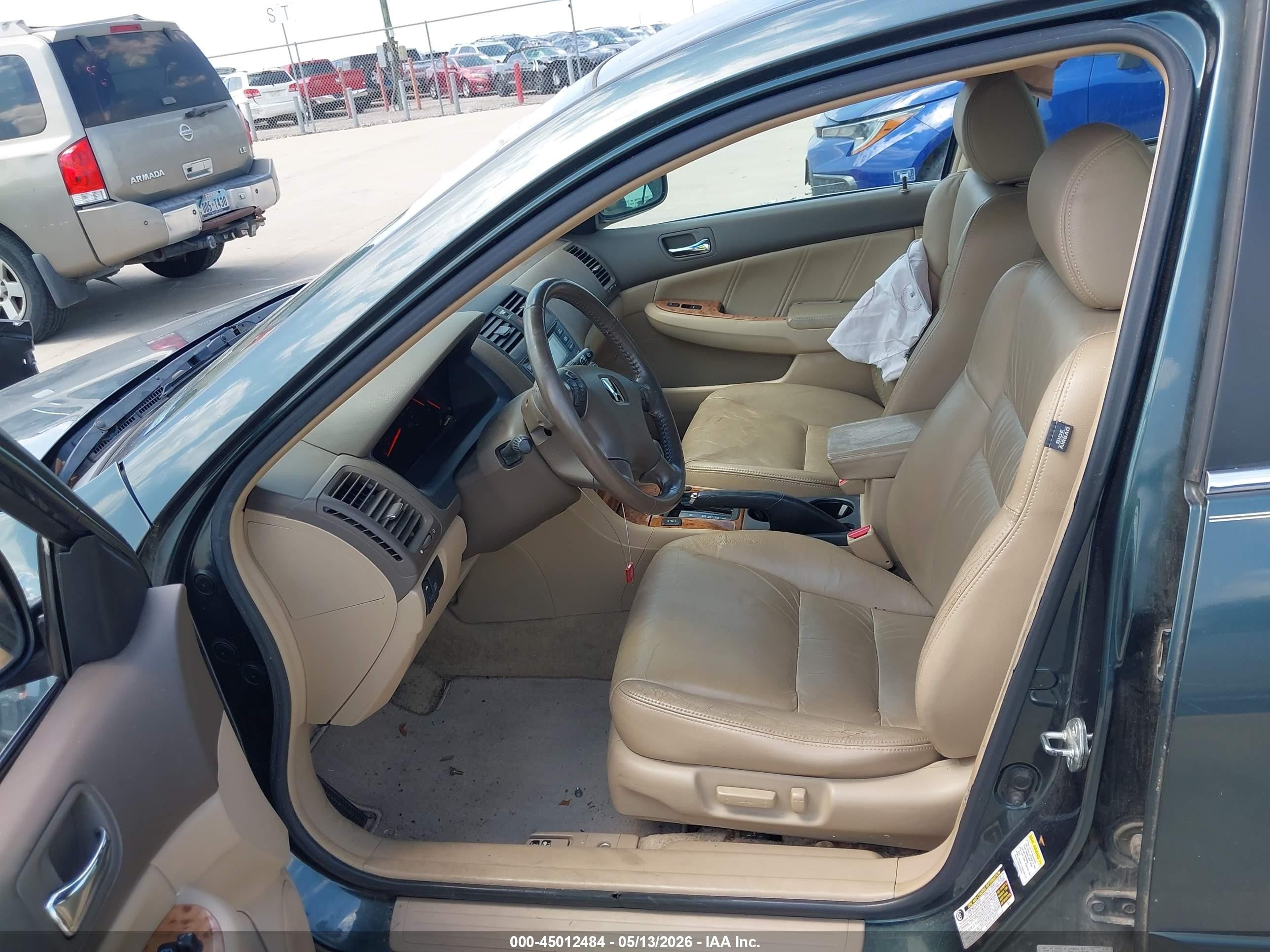 2005 Honda Accord 3.0 Ex Green vin: 1HGCM66575A067818