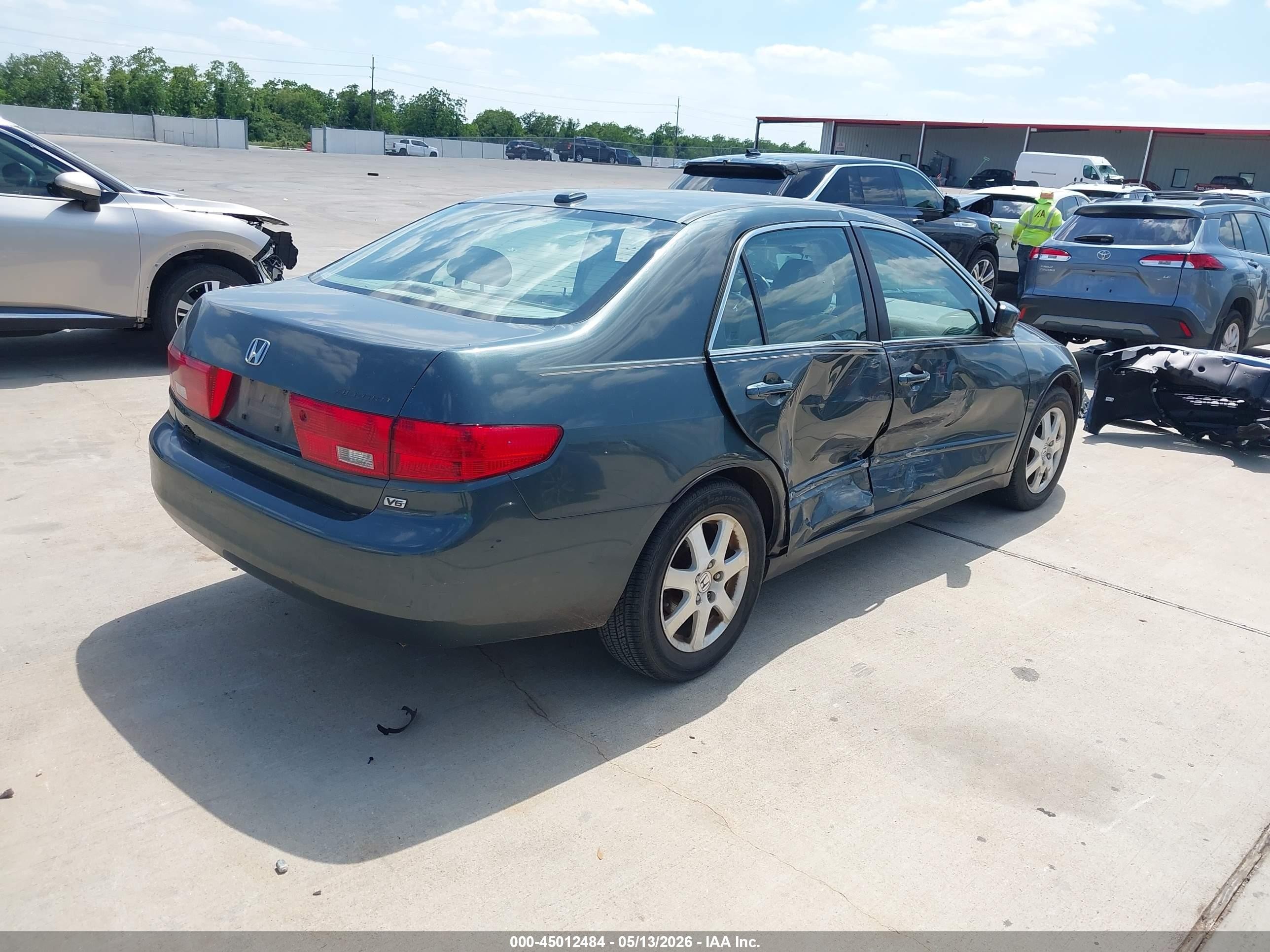 2005 Honda Accord 3.0 Ex Green vin: 1HGCM66575A067818