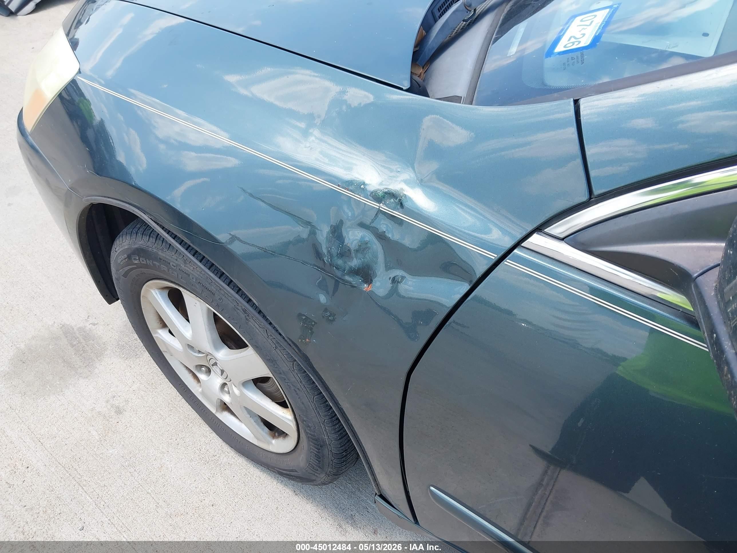 2005 Honda Accord 3.0 Ex Green vin: 1HGCM66575A067818