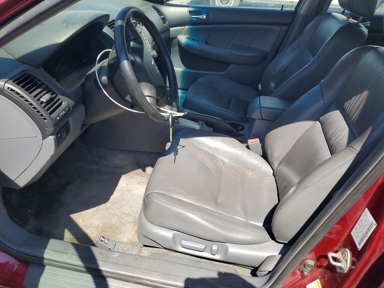 2006 Honda Accord Ex Red vin: 1HGCM66576A010715