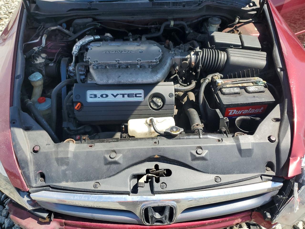 2006 Honda Accord Ex Red vin: 1HGCM66576A010715