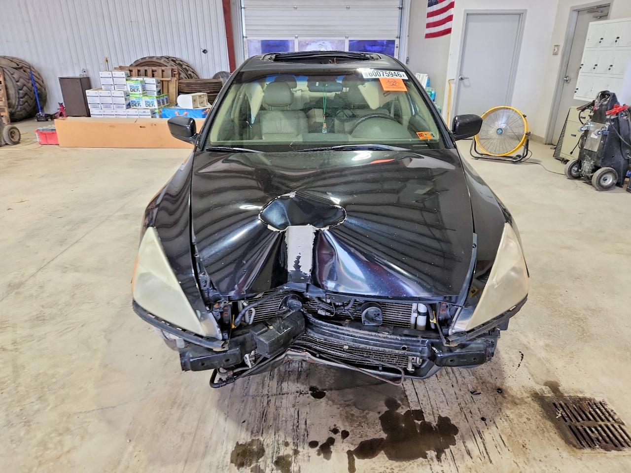 2006 Honda Accord Ex Черный vin: 1HGCM66576A014795