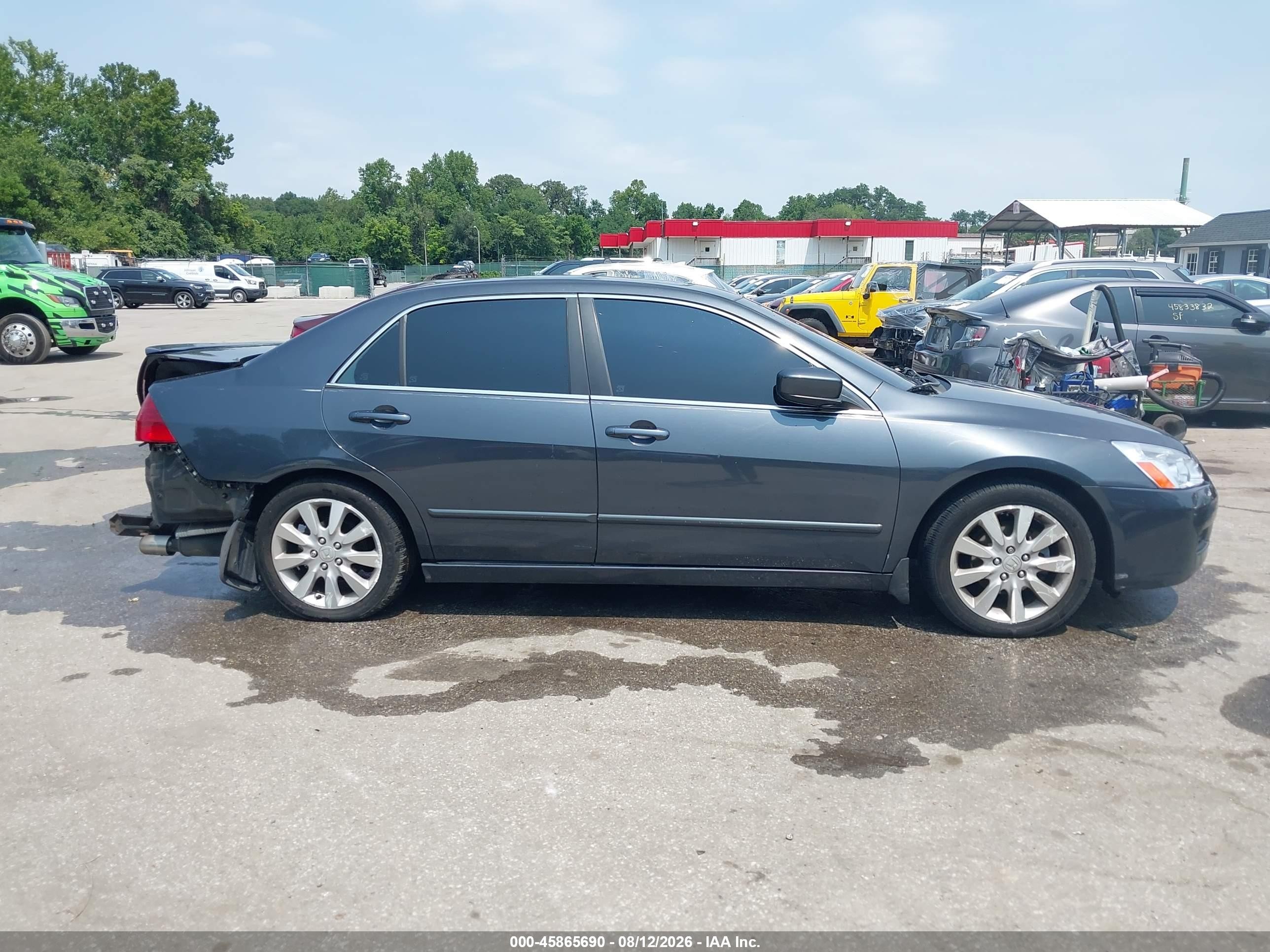 2006 Honda Accord 3.0 Ex Gray vin: 1HGCM66576A016143