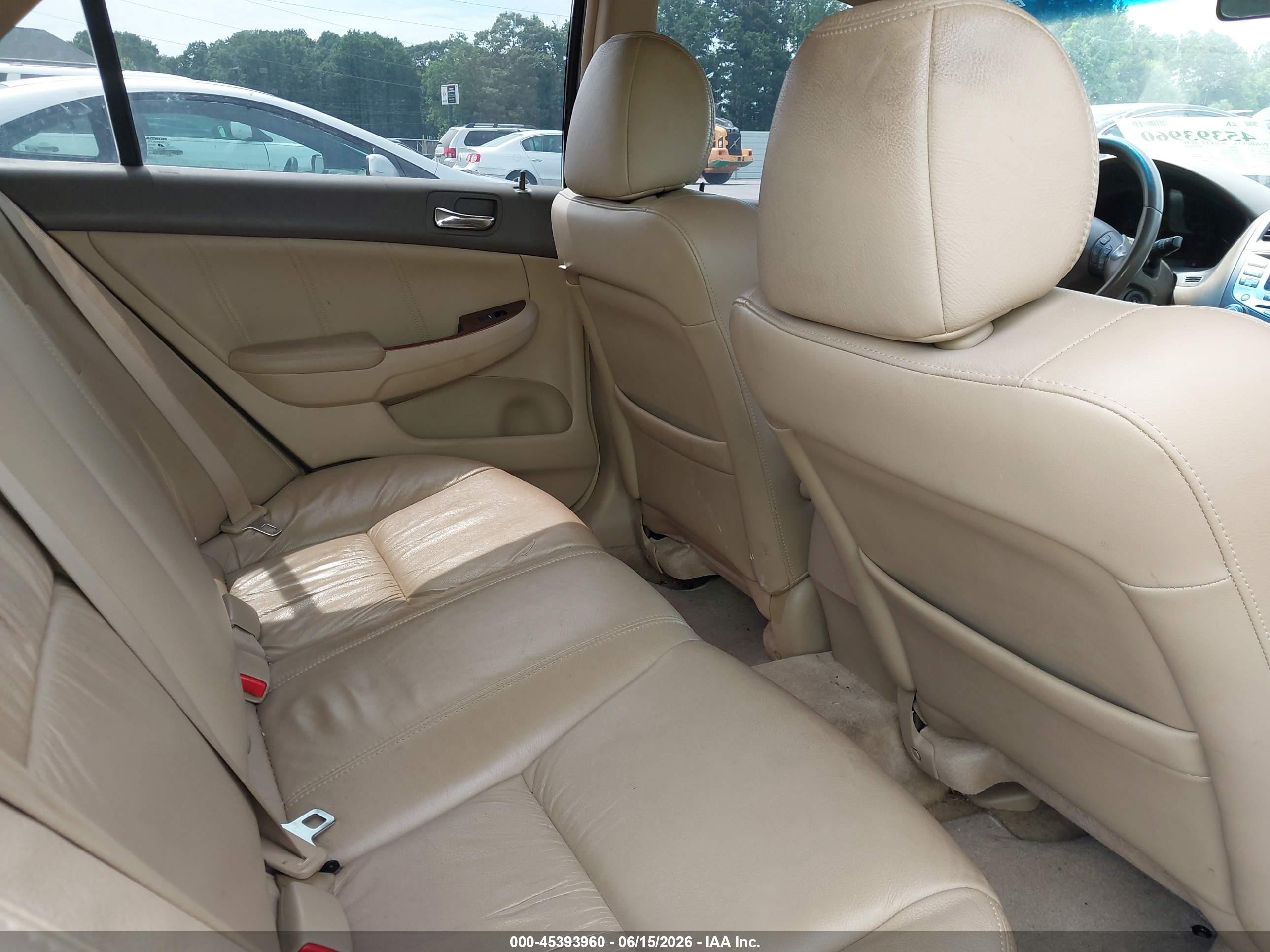 2006 Honda Accord 3.0 Ex Gray vin: 1HGCM66576A030754