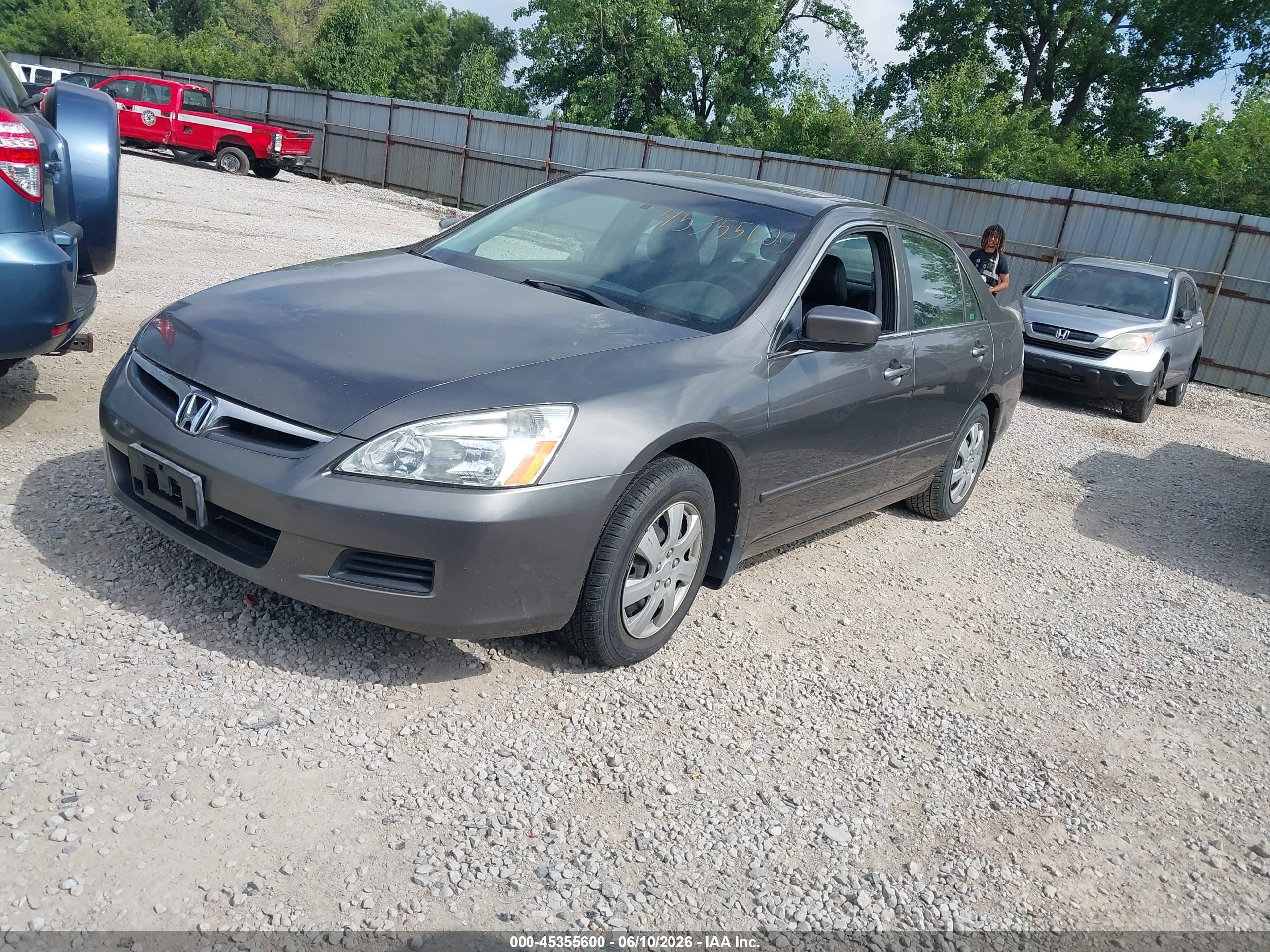 2006 Honda Accord 3.0 Ex Серый vin: 1HGCM66576A035937