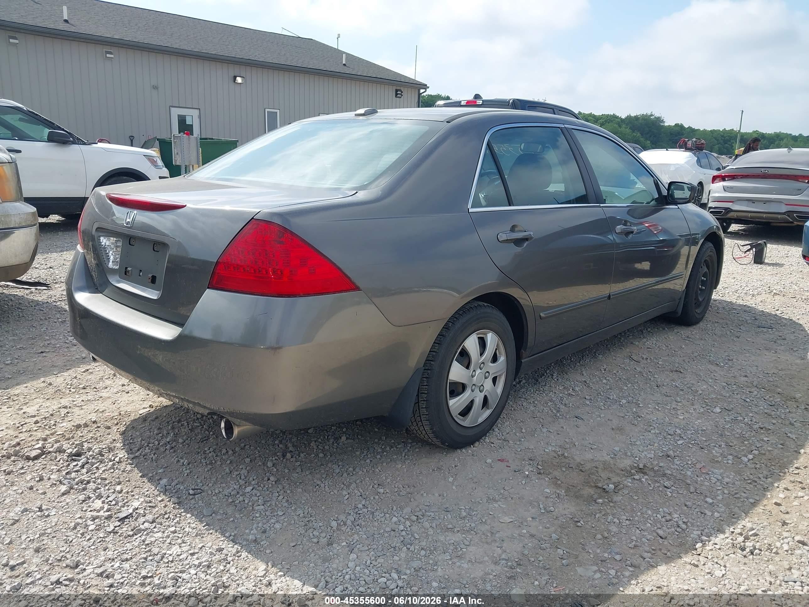 2006 Honda Accord 3.0 Ex Серый vin: 1HGCM66576A035937
