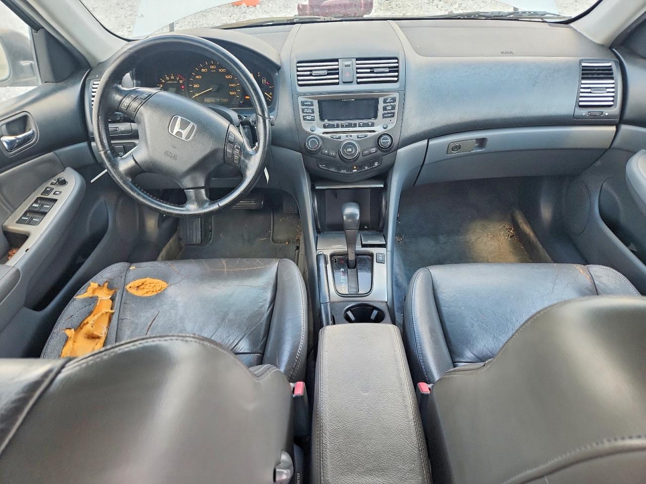 2006 Honda Accord Ex Silver vin: 1HGCM66576A036196