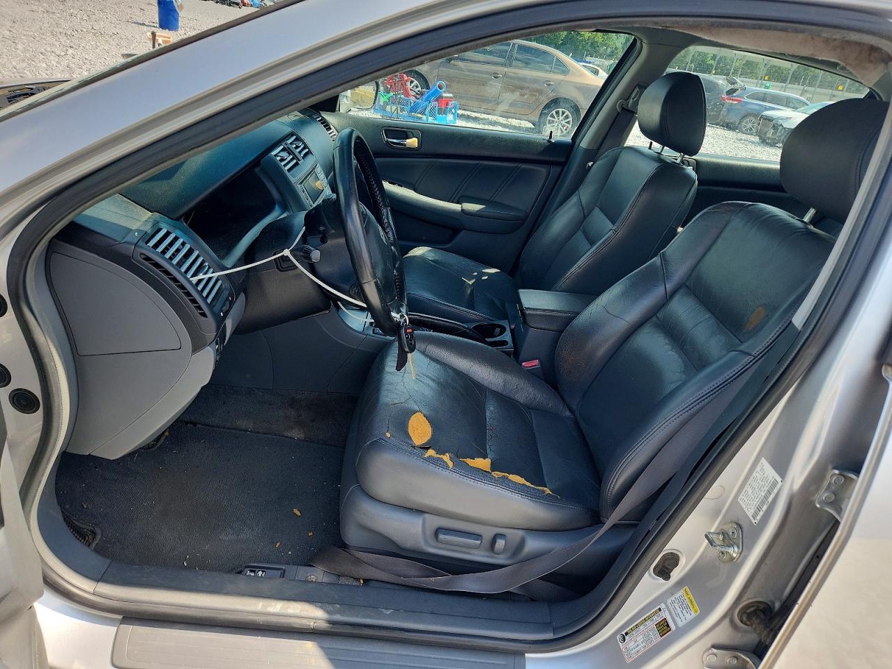 2006 Honda Accord Ex Silver vin: 1HGCM66576A036196