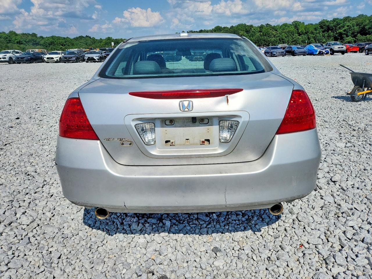 2006 Honda Accord Ex Silver vin: 1HGCM66576A036196