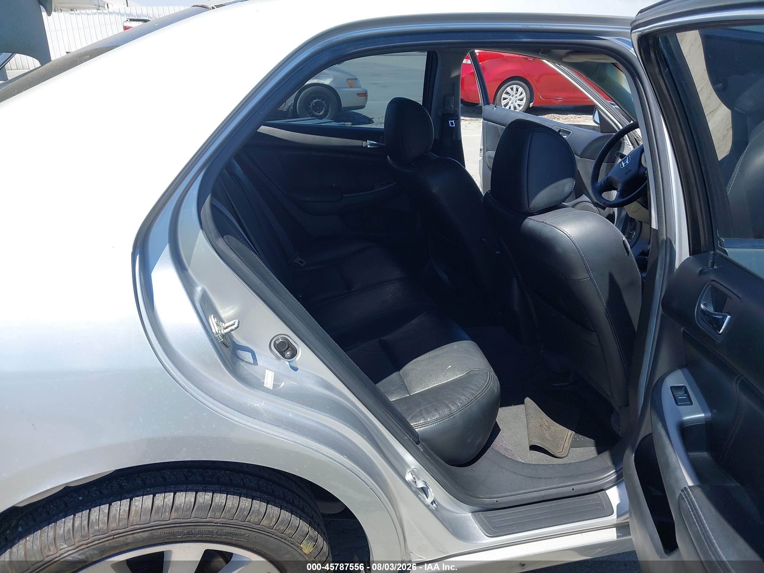 2006 Honda Accord 3.0 Ex Silver vin: 1HGCM66576A043083