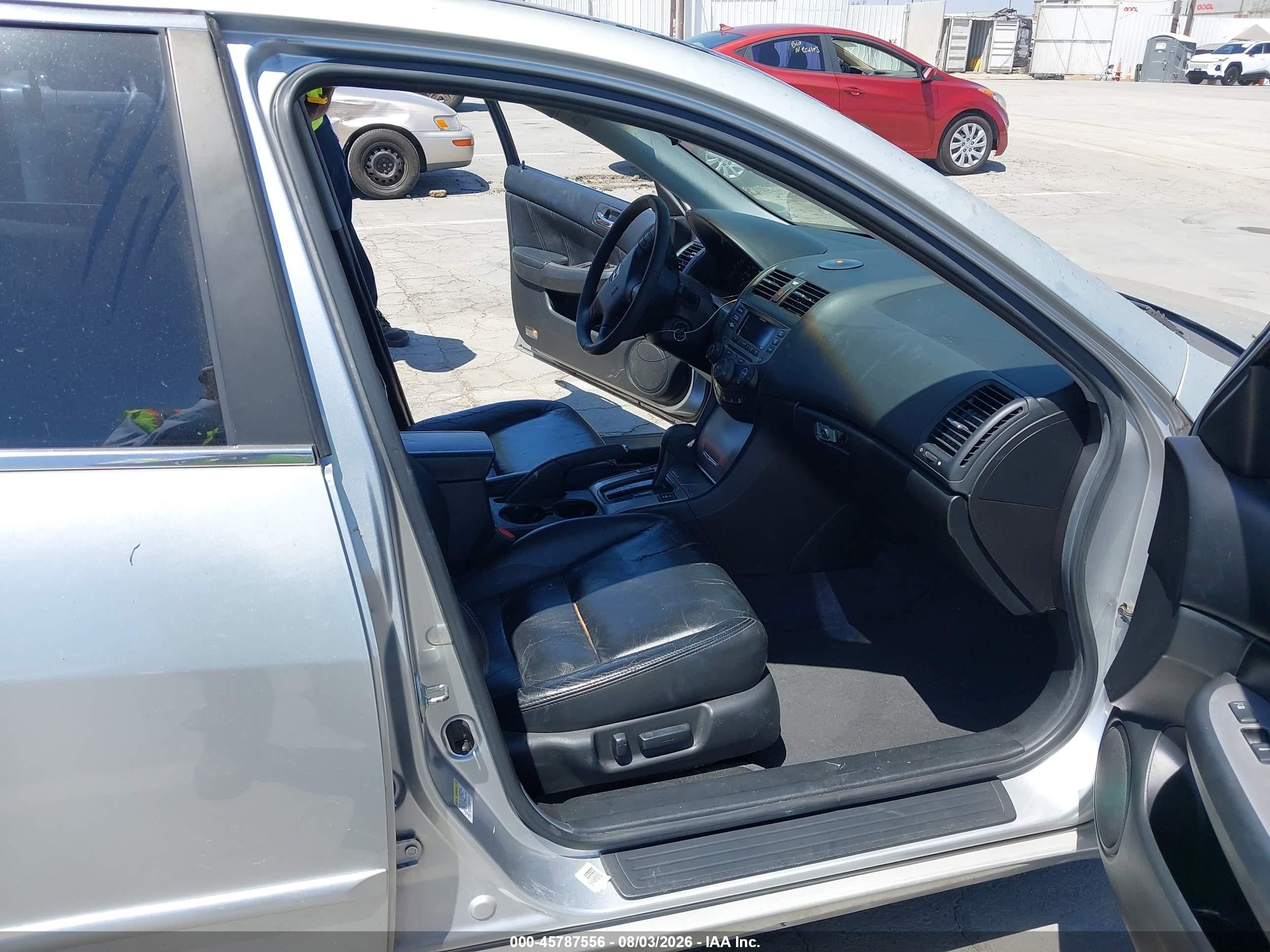 2006 Honda Accord 3.0 Ex Silver vin: 1HGCM66576A043083