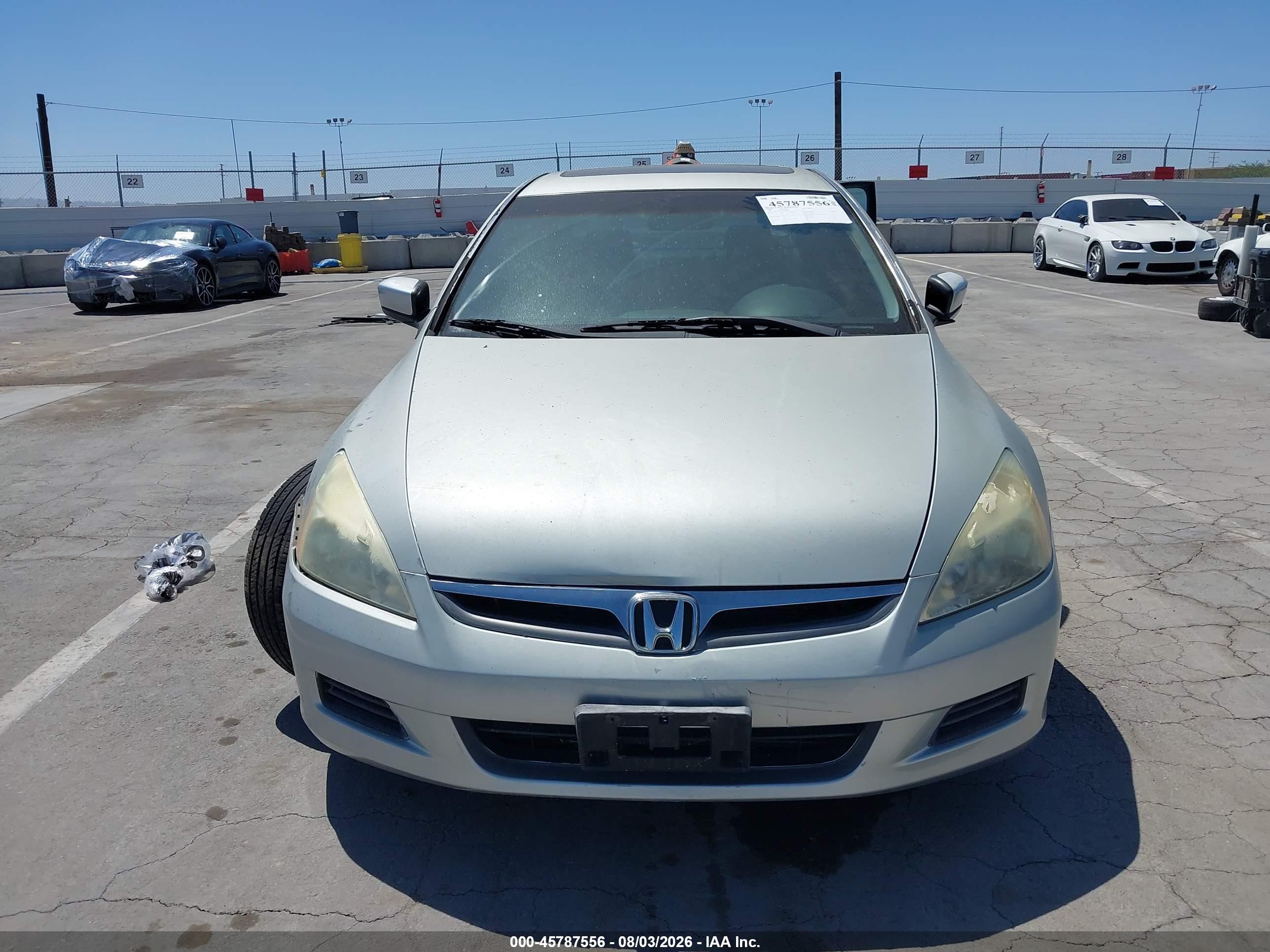 2006 Honda Accord 3.0 Ex Silver vin: 1HGCM66576A043083