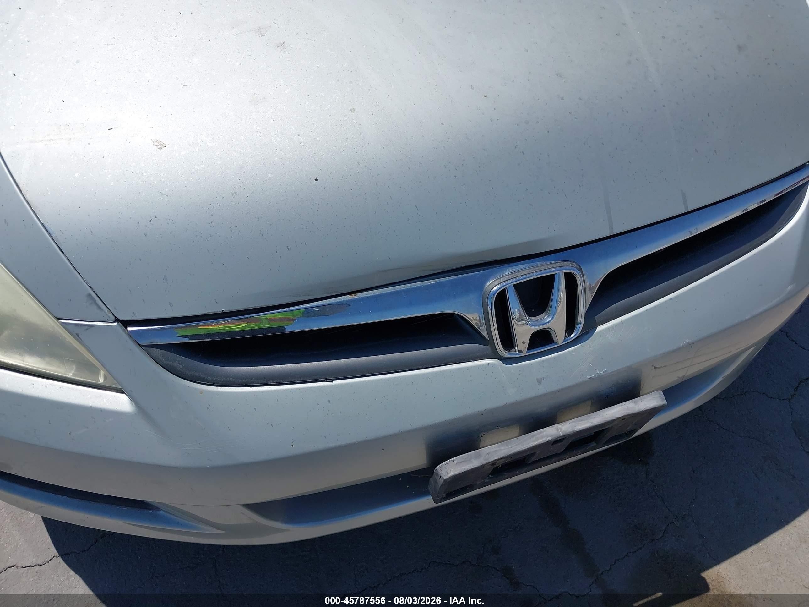 2006 Honda Accord 3.0 Ex Silver vin: 1HGCM66576A043083