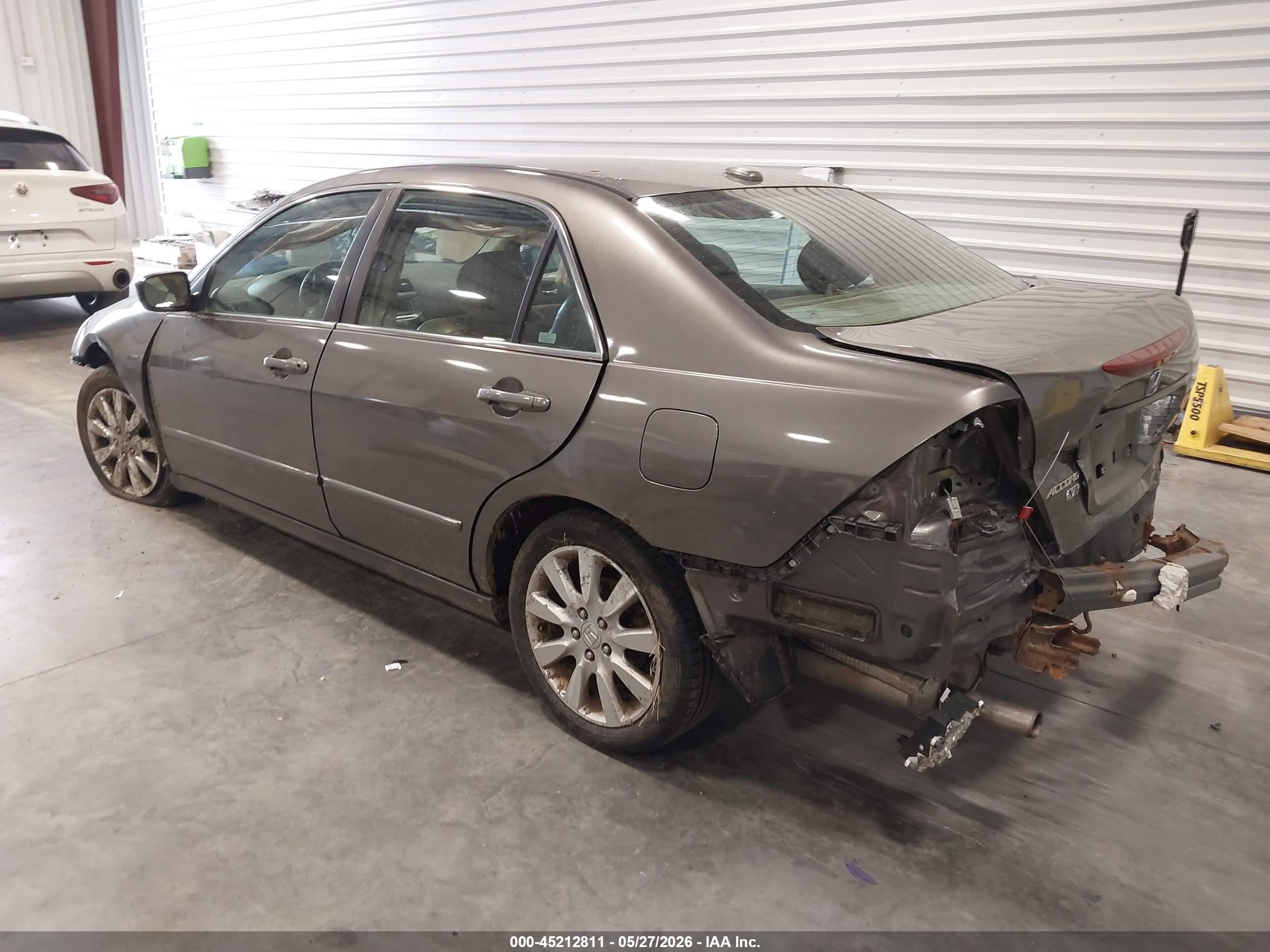 2006 Honda Accord 3.0 Ex Gray vin: 1HGCM66576A044007