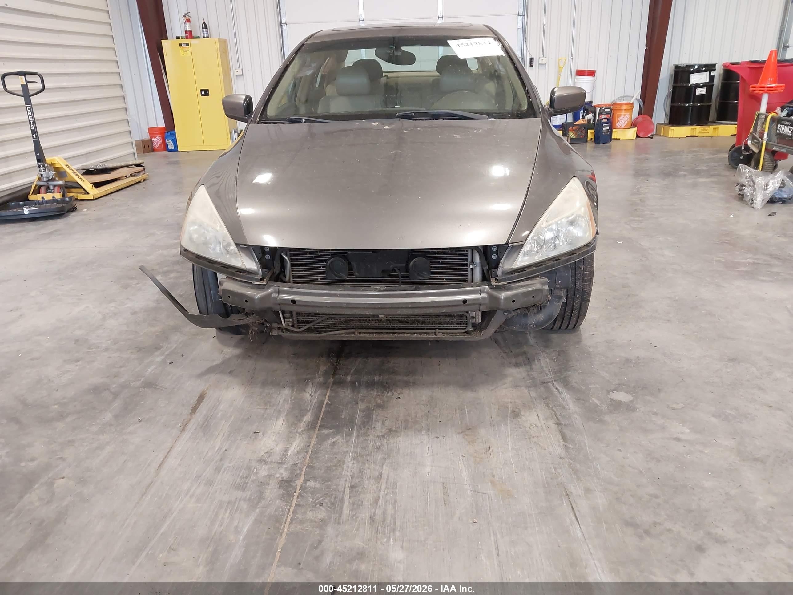 2006 Honda Accord 3.0 Ex Gray vin: 1HGCM66576A044007