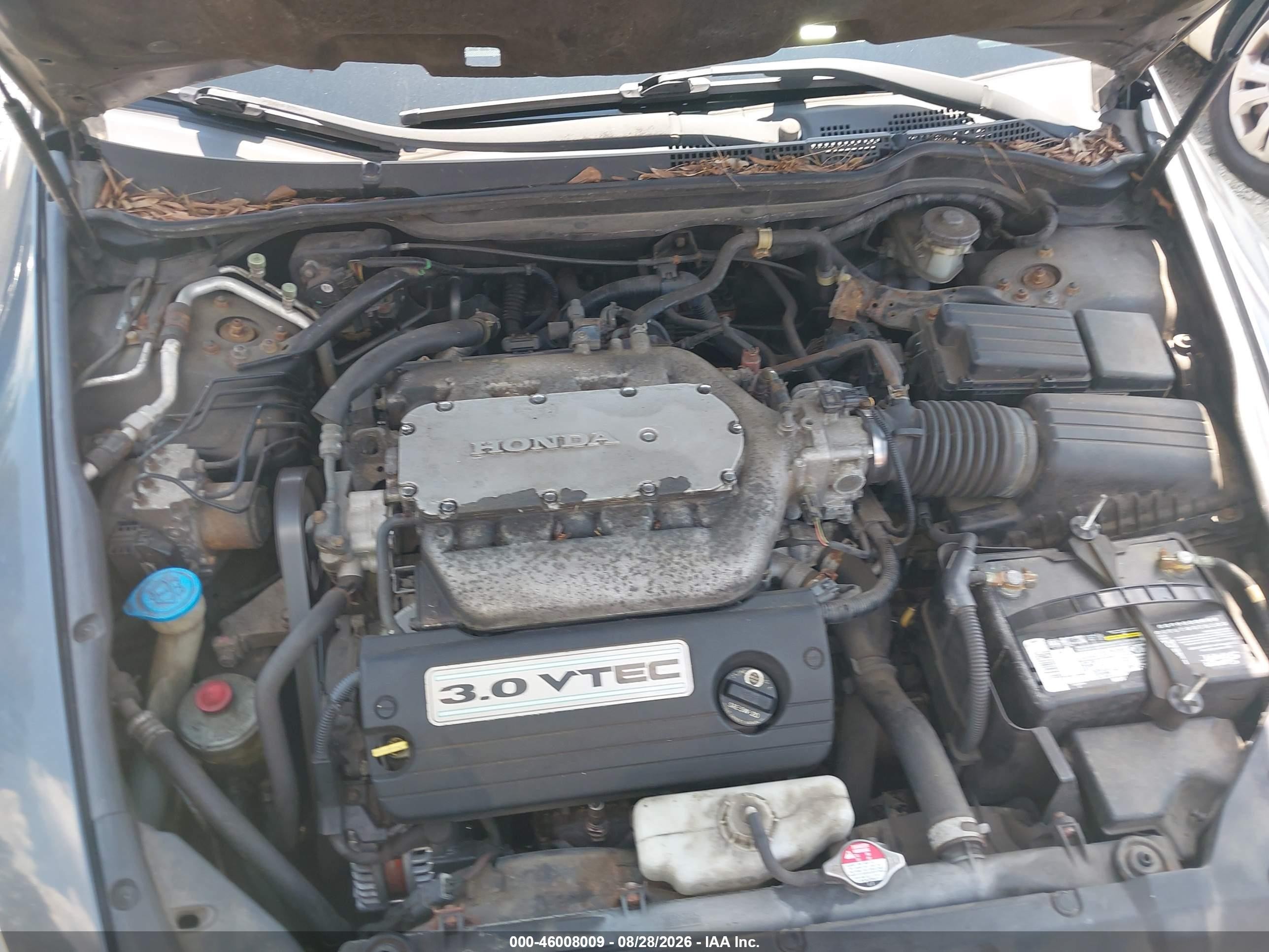 2007 Honda Accord 3.0 Ex Blue vin: 1HGCM66577A004964