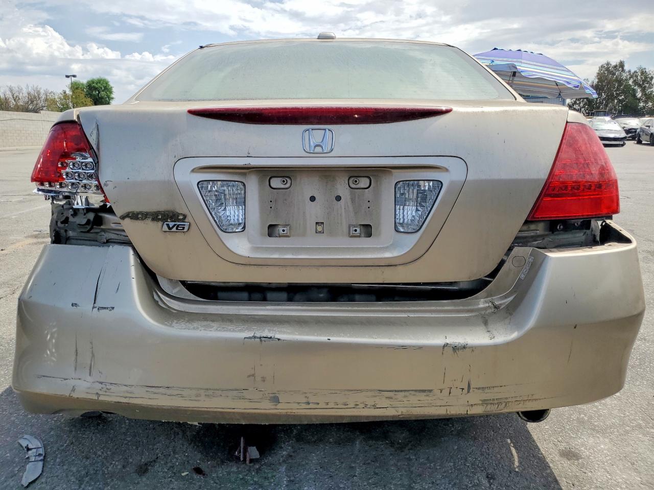 2007 Honda Accord Ex Золотой vin: 1HGCM66577A011557