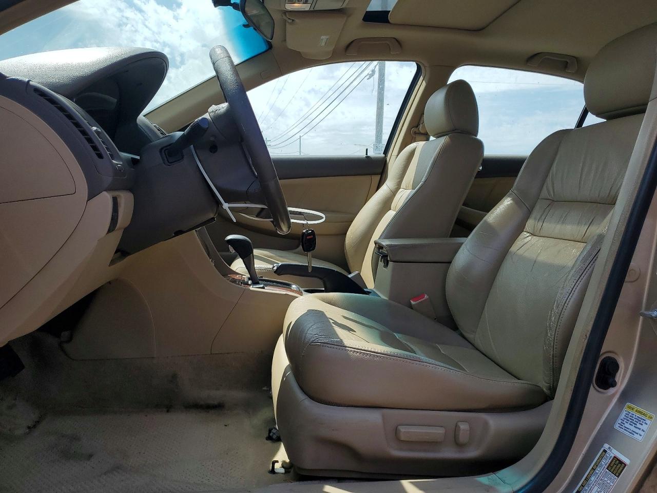 2007 Honda Accord Ex Золотой vin: 1HGCM66577A011557