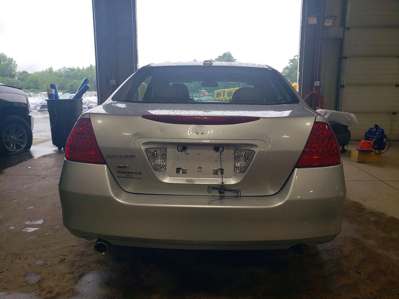 2007 Honda Accord Ex Silver vin: 1HGCM66577A028522