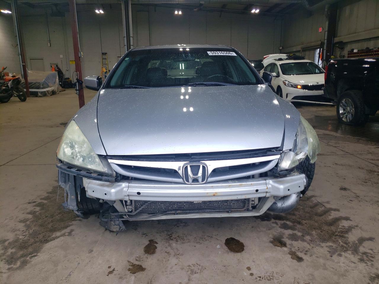2007 Honda Accord Ex Silver vin: 1HGCM66577A028522
