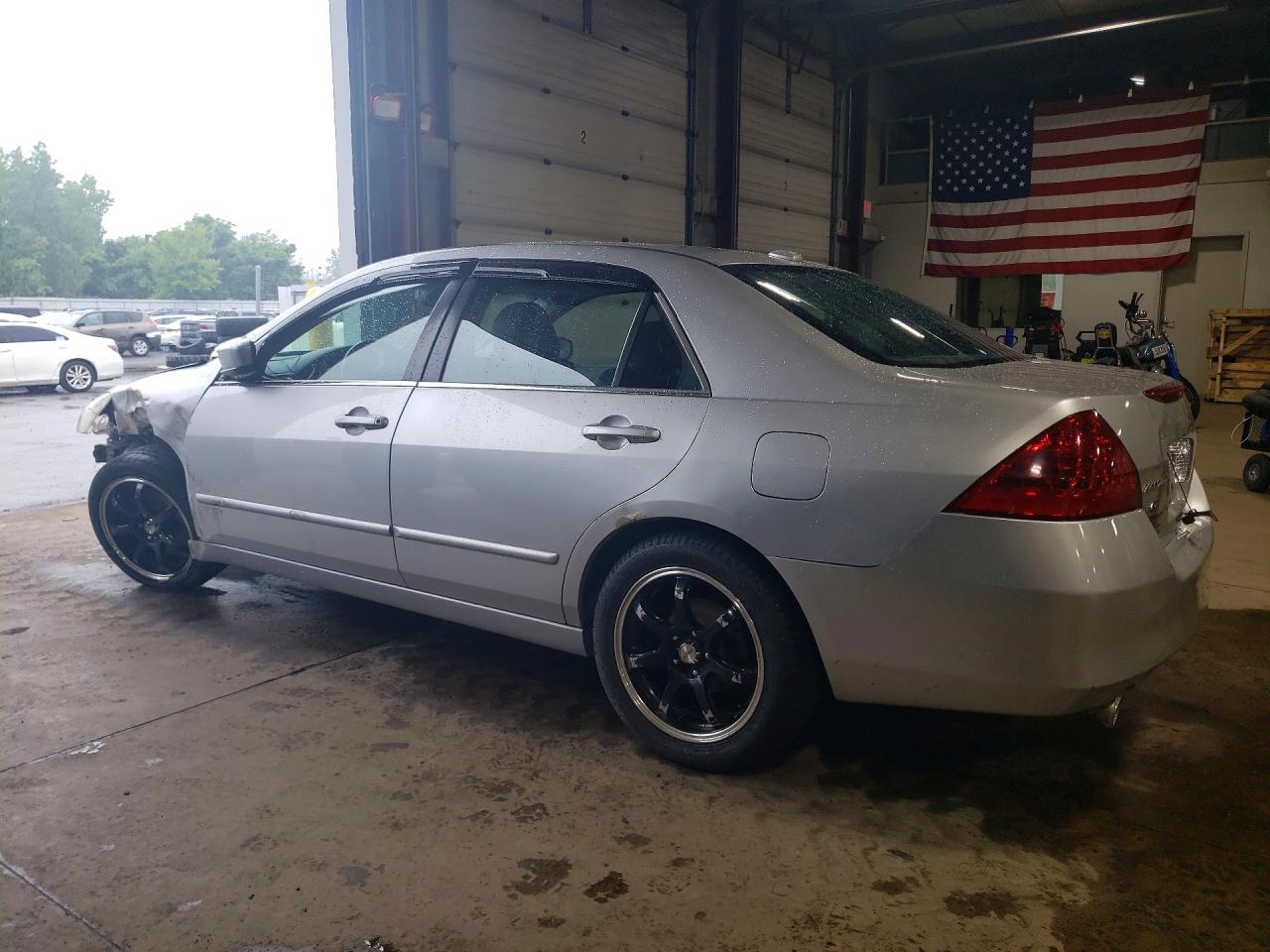 2007 Honda Accord Ex Silver vin: 1HGCM66577A028522