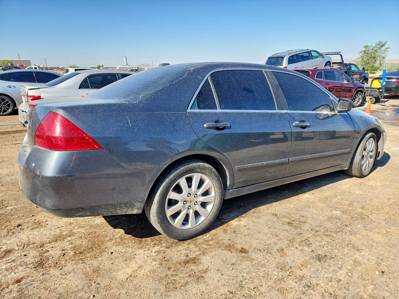 2007 Honda Accord Ex Charcoal vin: 1HGCM66577A036233