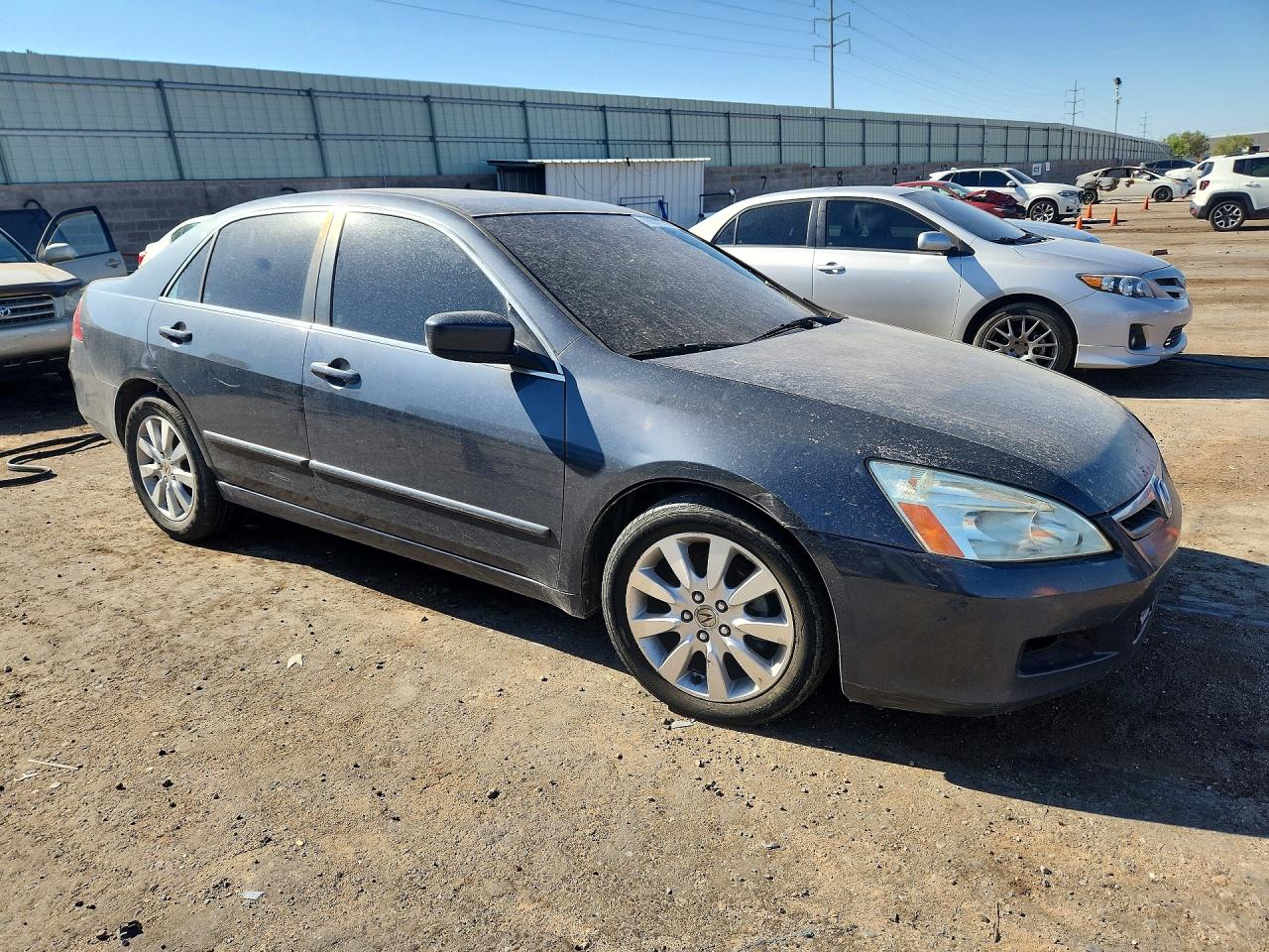 2007 Honda Accord Ex Charcoal vin: 1HGCM66577A036233