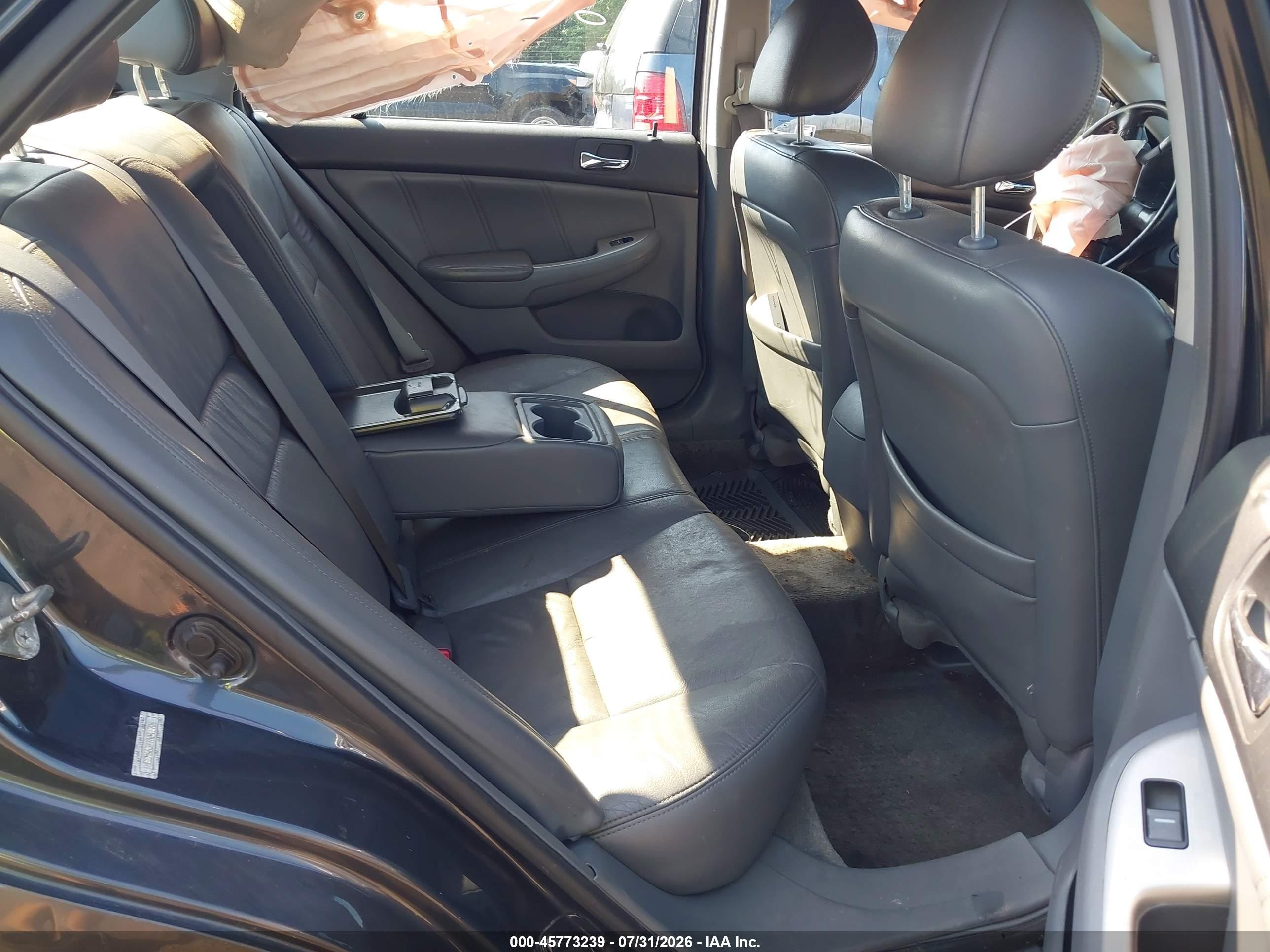 2007 Honda Accord 3.0 Ex Gray vin: 1HGCM66577A041786