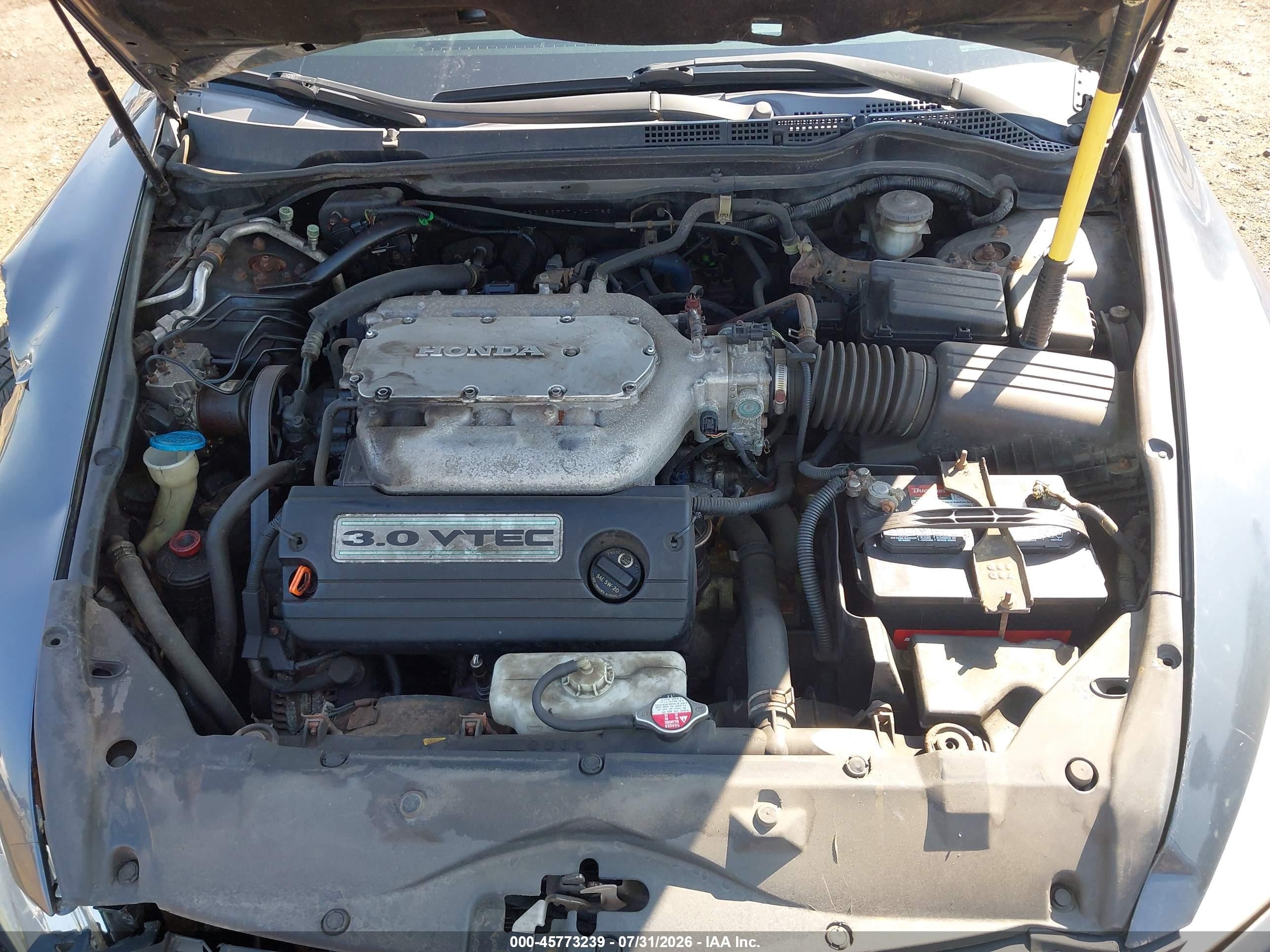 2007 Honda Accord 3.0 Ex Gray vin: 1HGCM66577A041786