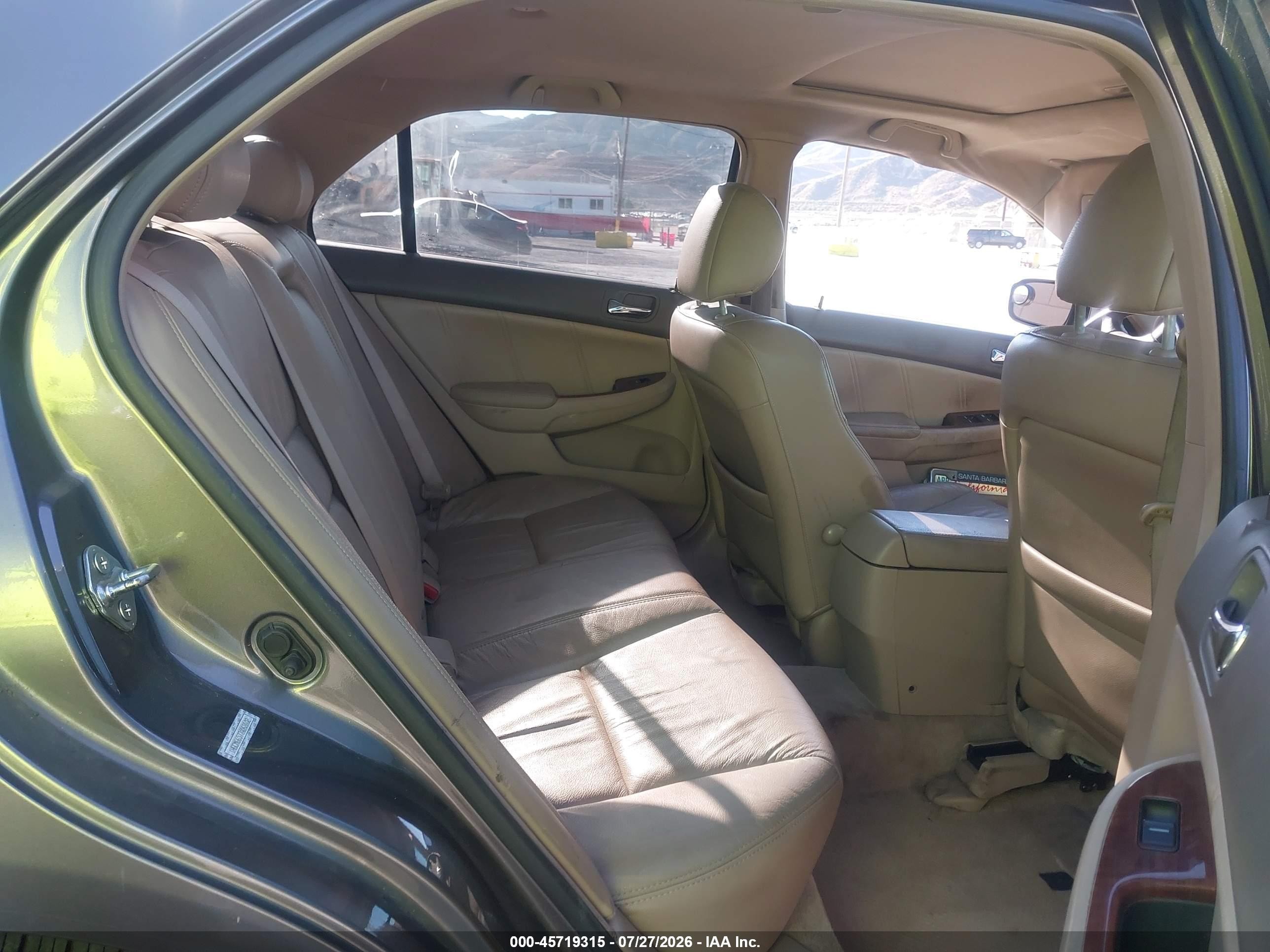 2007 Honda Accord 3.0 Ex Gray vin: 1HGCM66577A068602