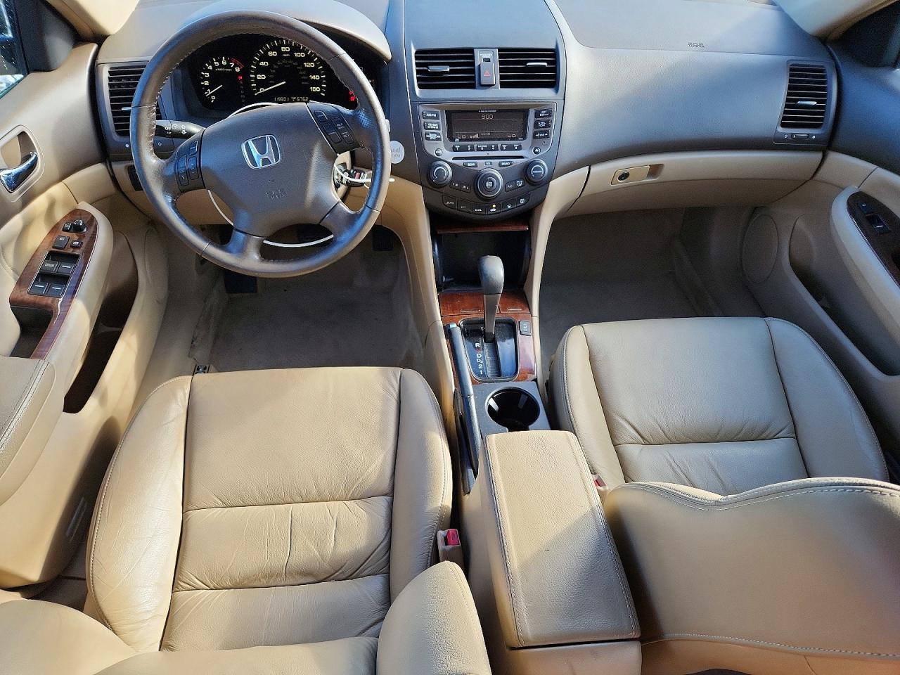 2007 Honda Accord Ex Tan vin: 1HGCM66577A078403