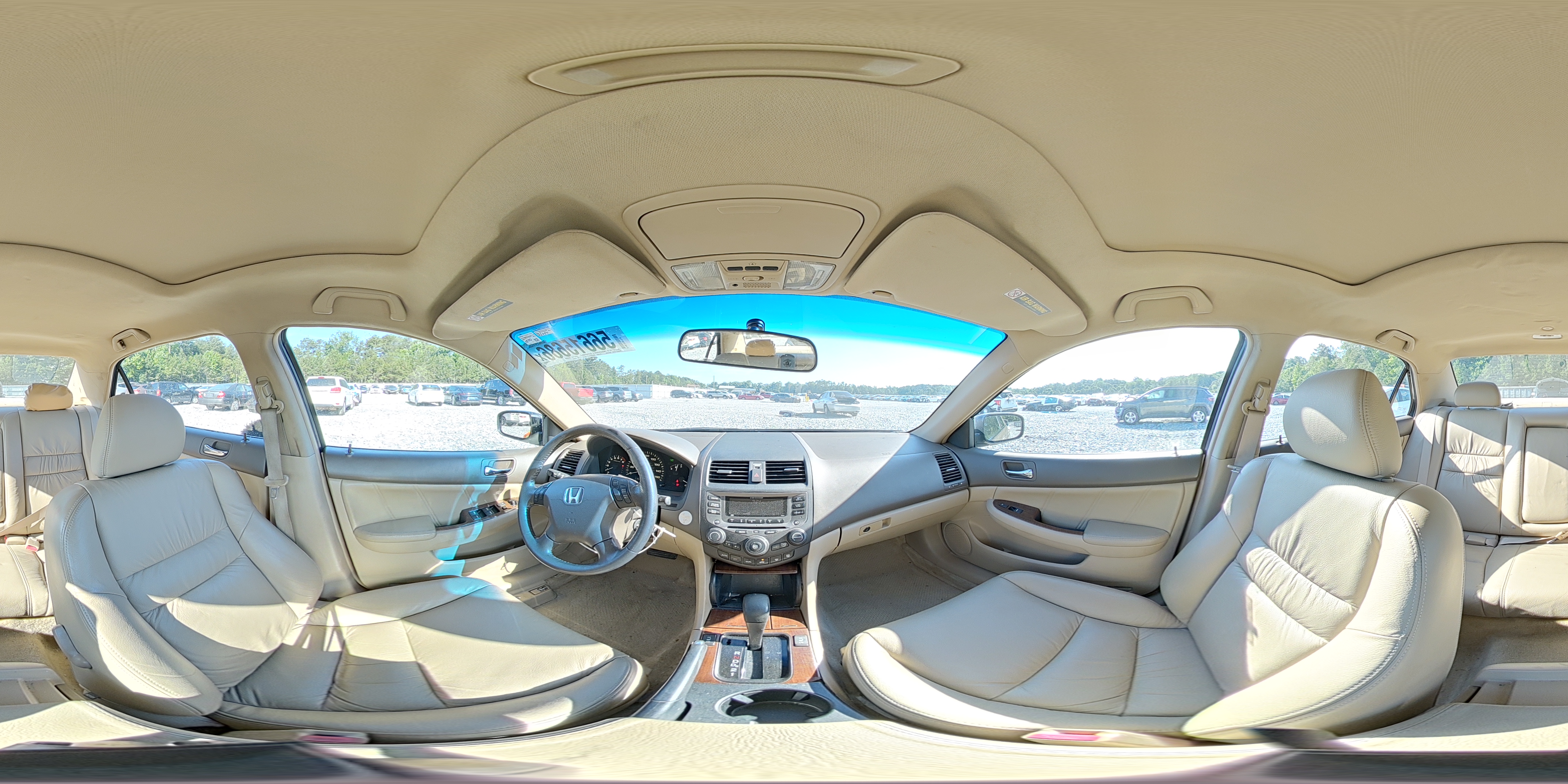 2007 Honda Accord Ex Tan vin: 1HGCM66577A078403