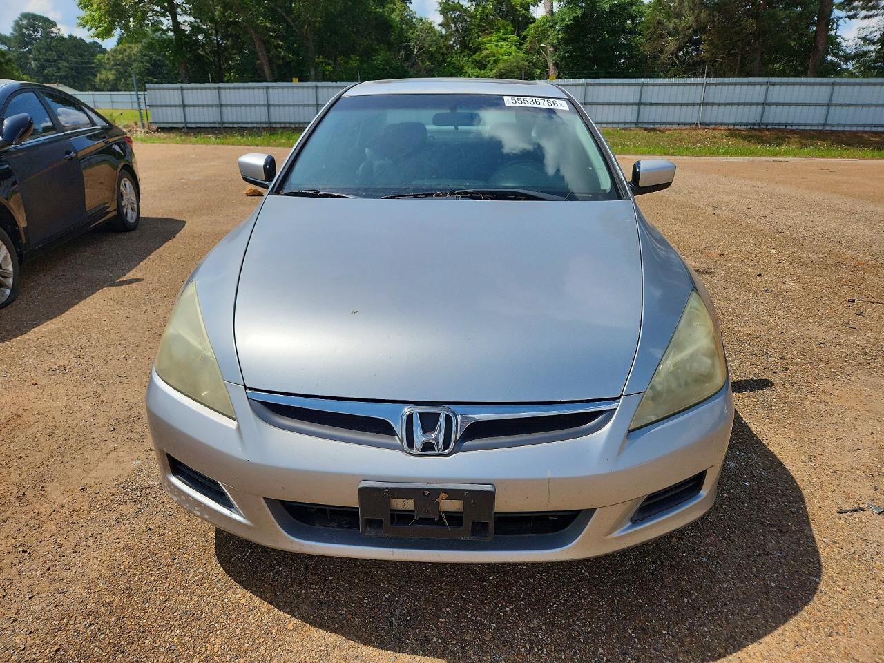 2007 Honda Accord Silver vin: 1HGCM66577A078773