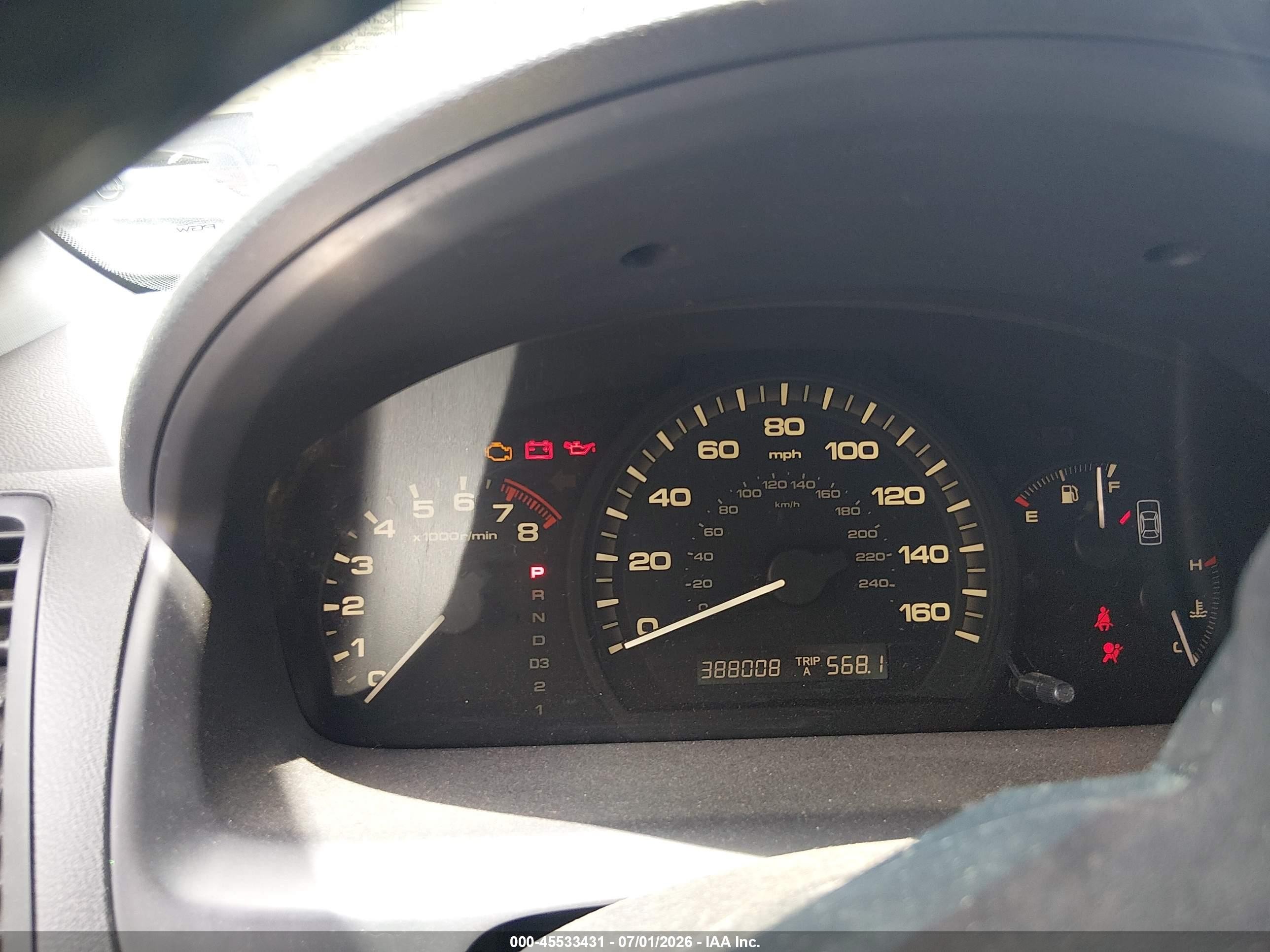 2007 Honda Accord 3.0 Ex Red vin: 1HGCM66577A080782