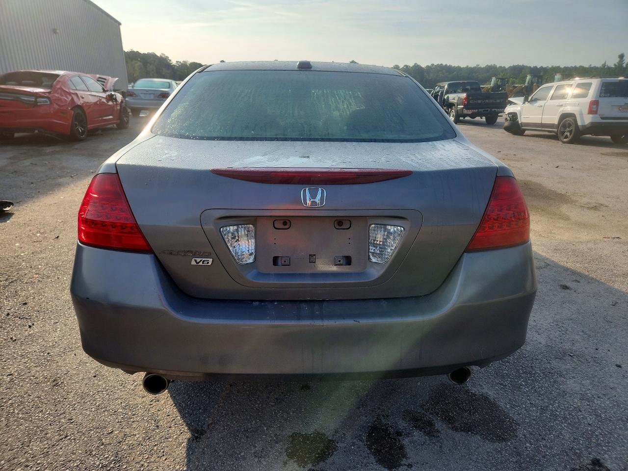 2007 Honda Accord Ex Серый vin: 1HGCM66577A081558