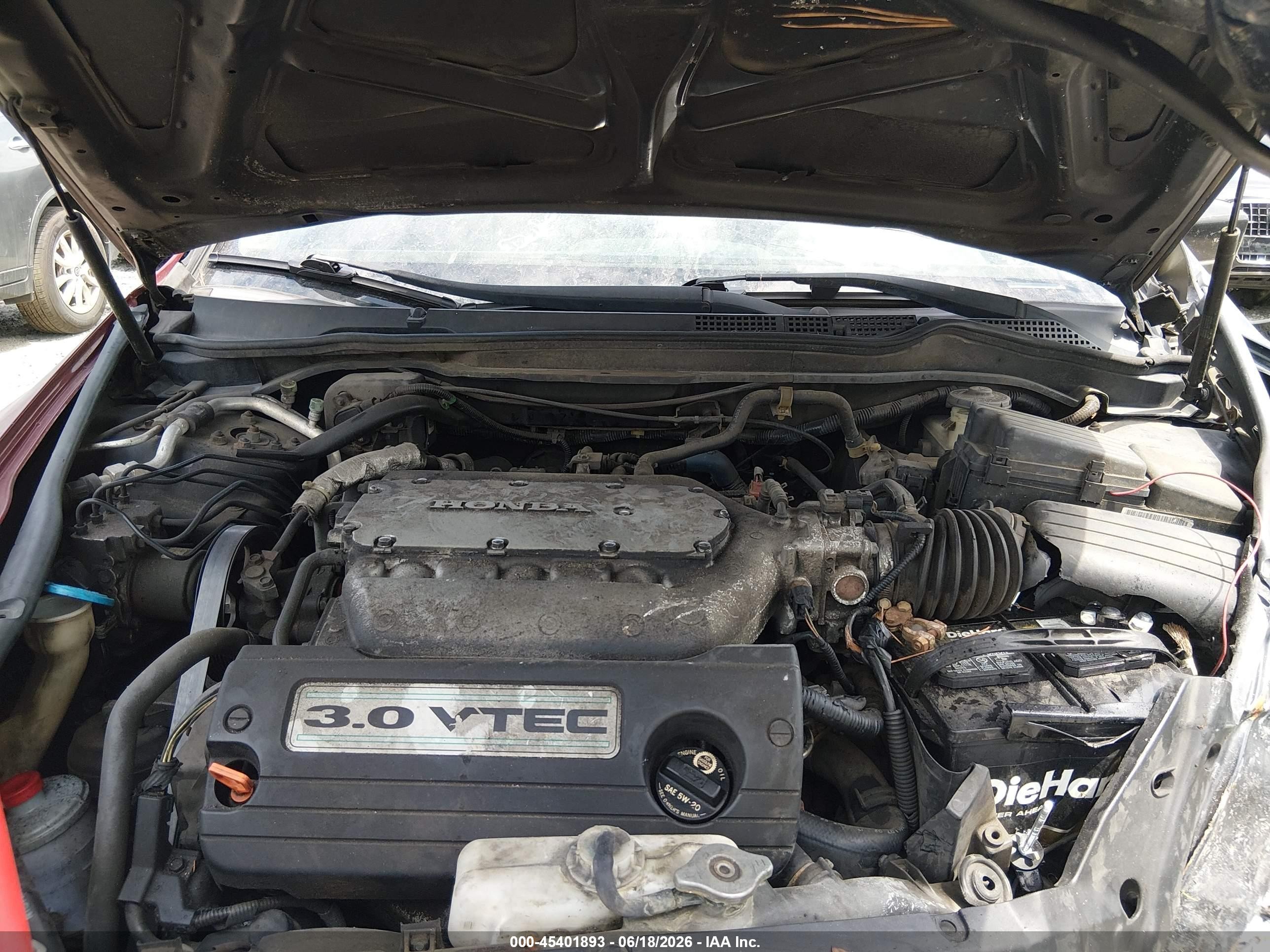 2007 Honda Accord 3.0 Ex Black vin: 1HGCM66577A084766