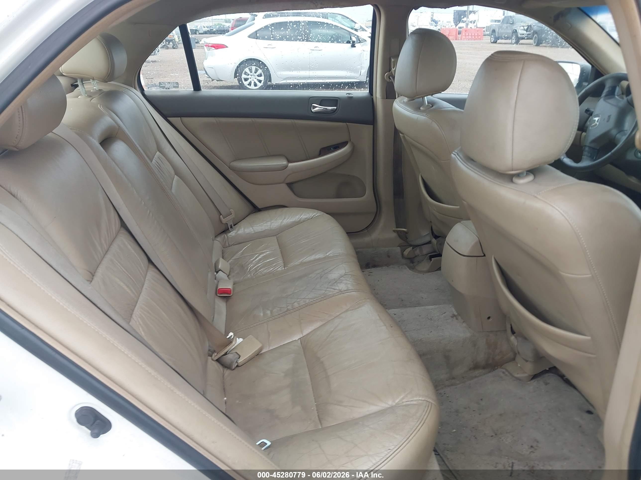 2007 Honda Accord 3.0 Ex Белый vin: 1HGCM66577A101677