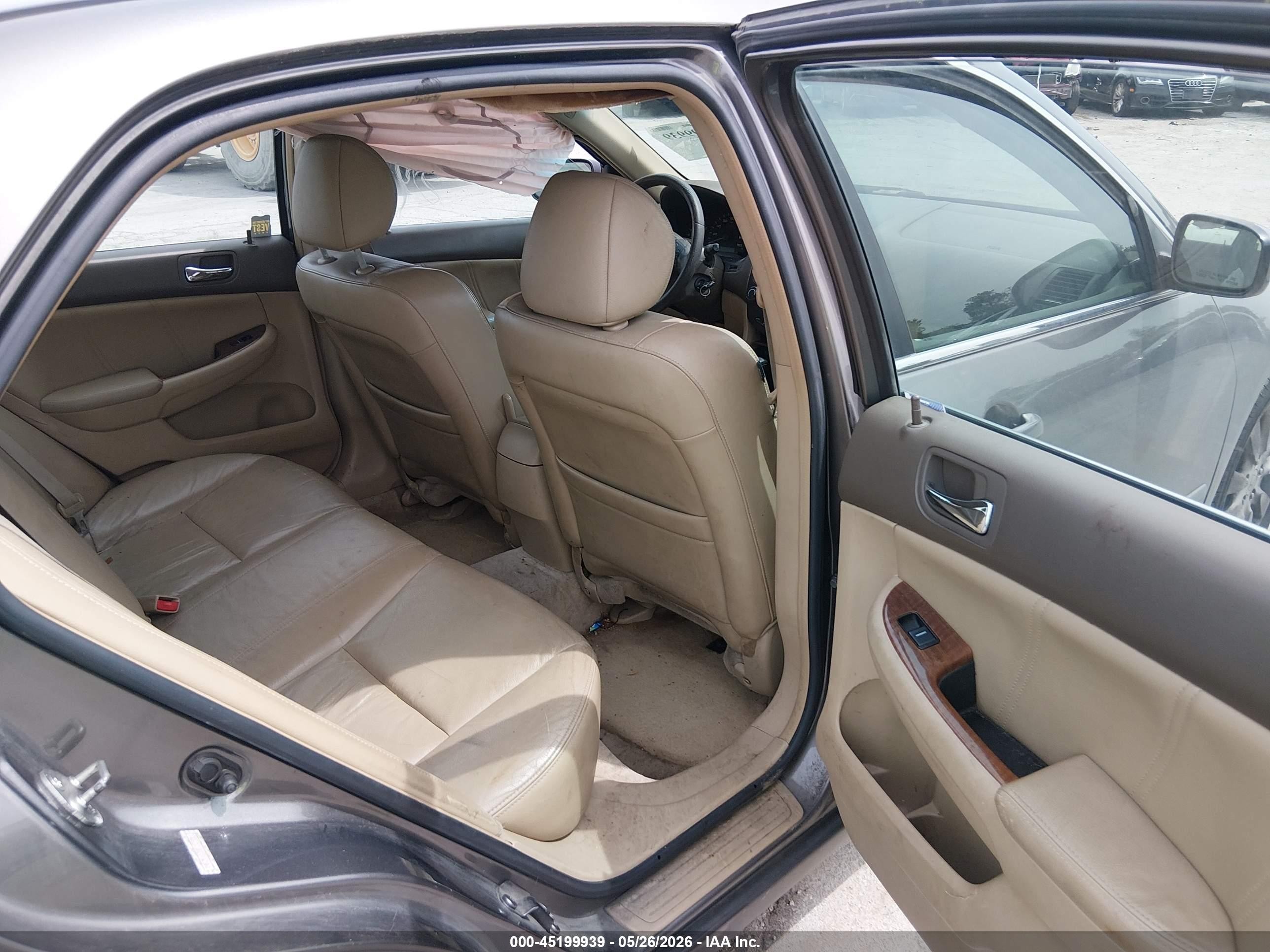 2007 Honda Accord 3.0 Ex Gray vin: 1HGCM66577A103901