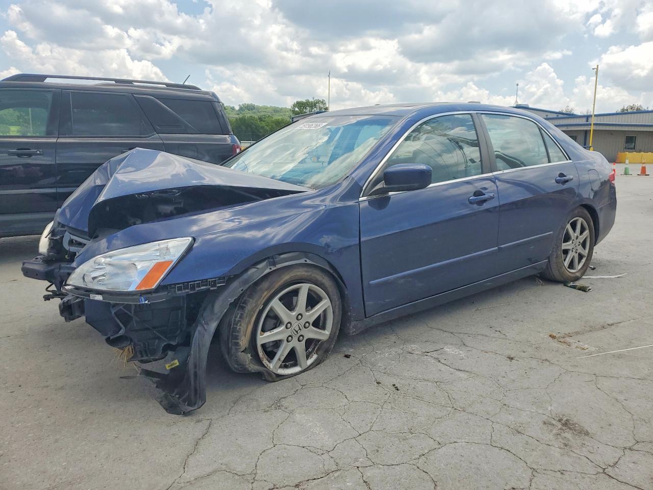 2003 Honda Accord Ex Blue vin: 1HGCM66583A011951