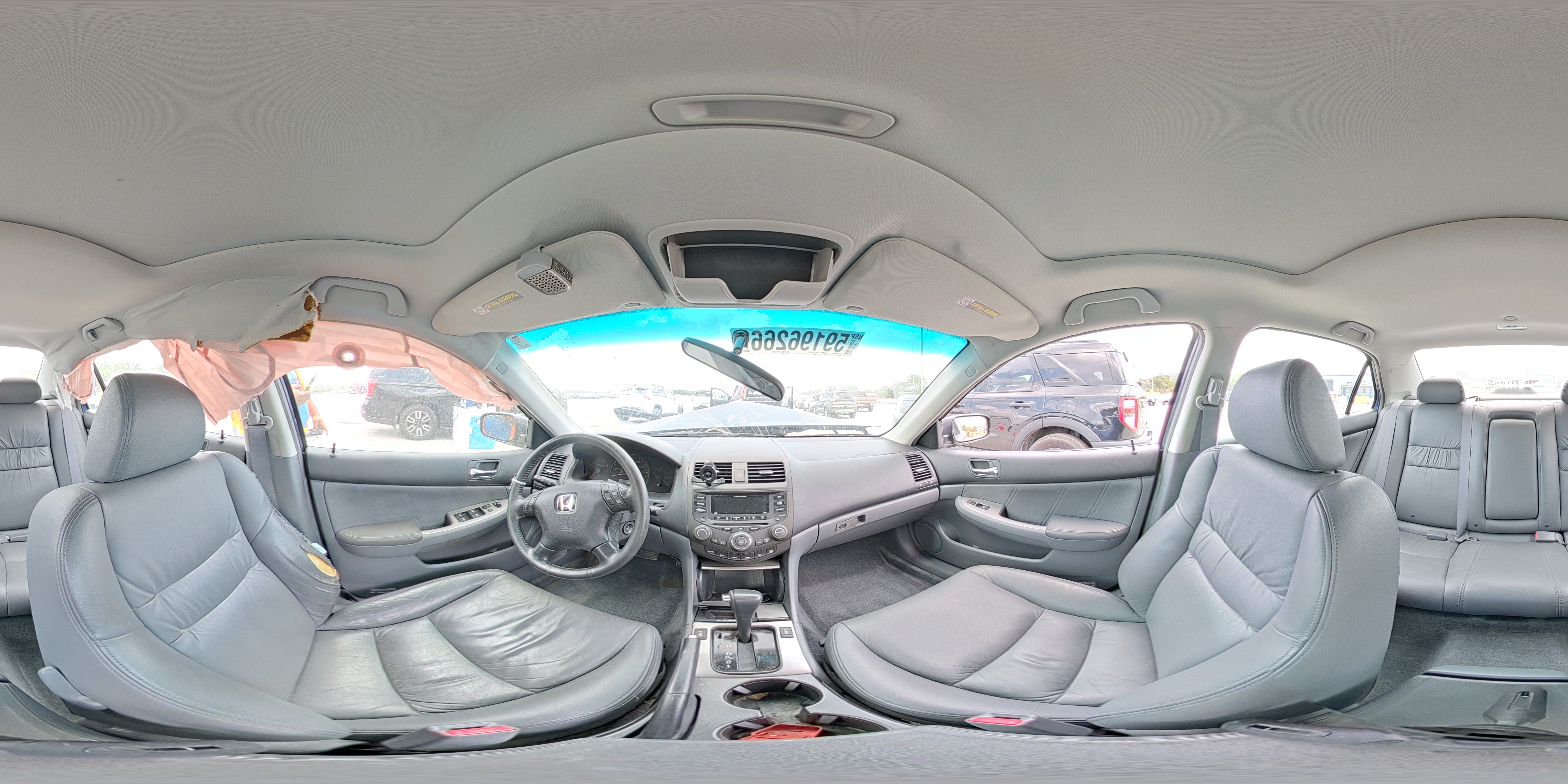 2003 Honda Accord Ex Blue vin: 1HGCM66583A011951