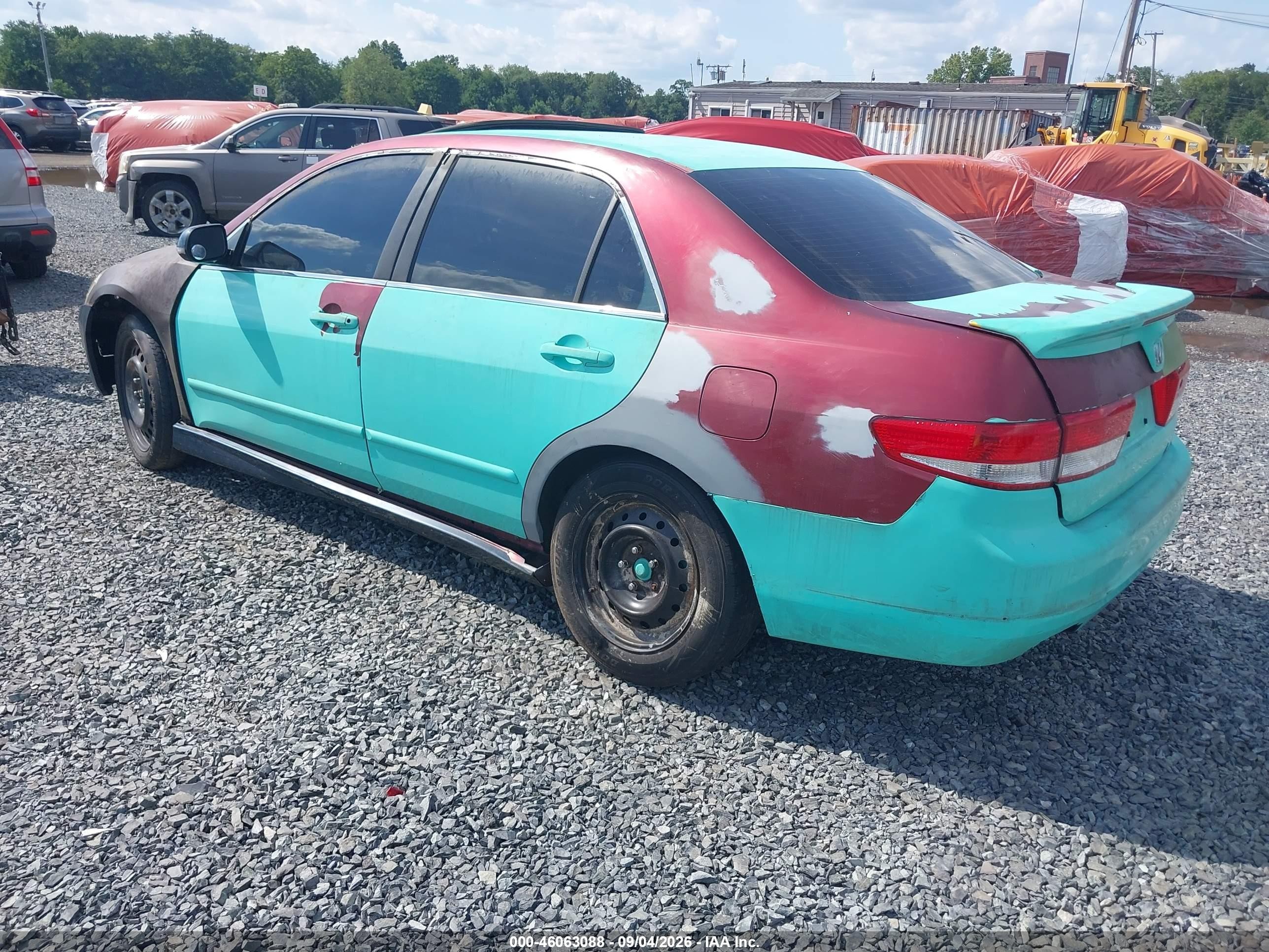 2003 Honda Accord 3.0 Ex Green vin: 1HGCM66583A053892