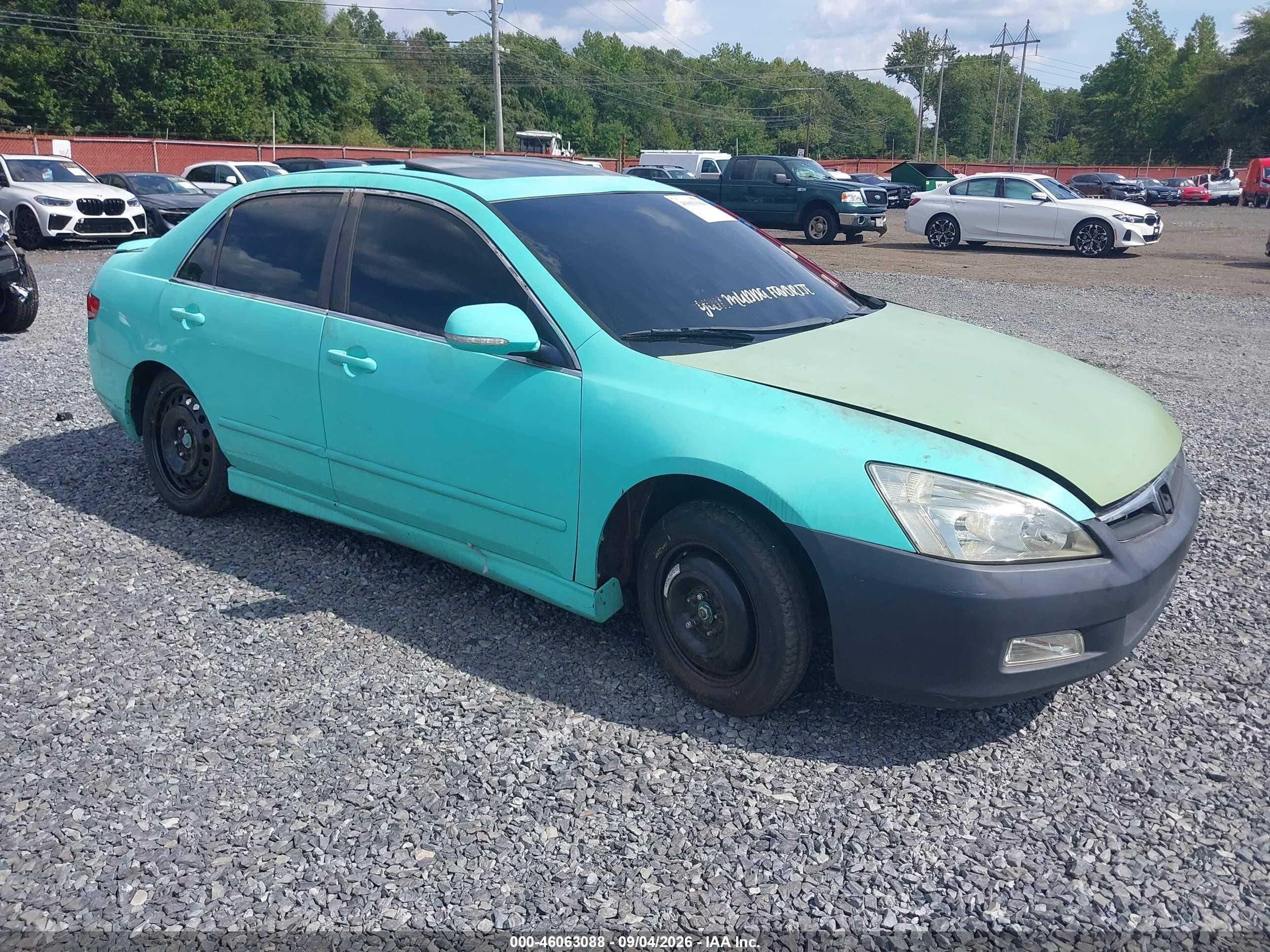 2003 Honda Accord 3.0 Ex Green vin: 1HGCM66583A053892